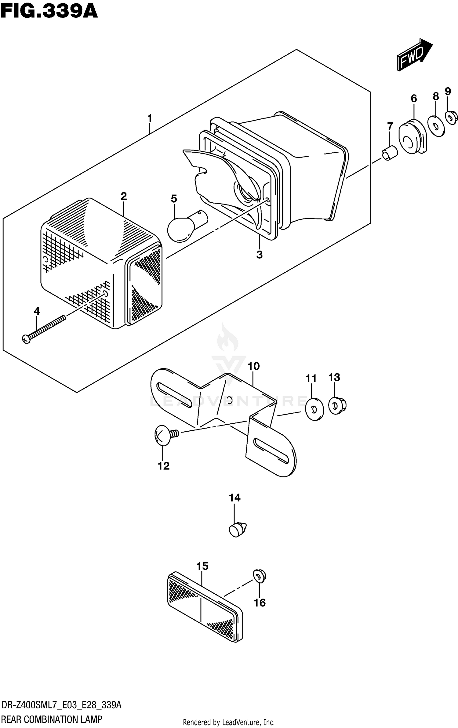 REAR COMBINATION LAMP