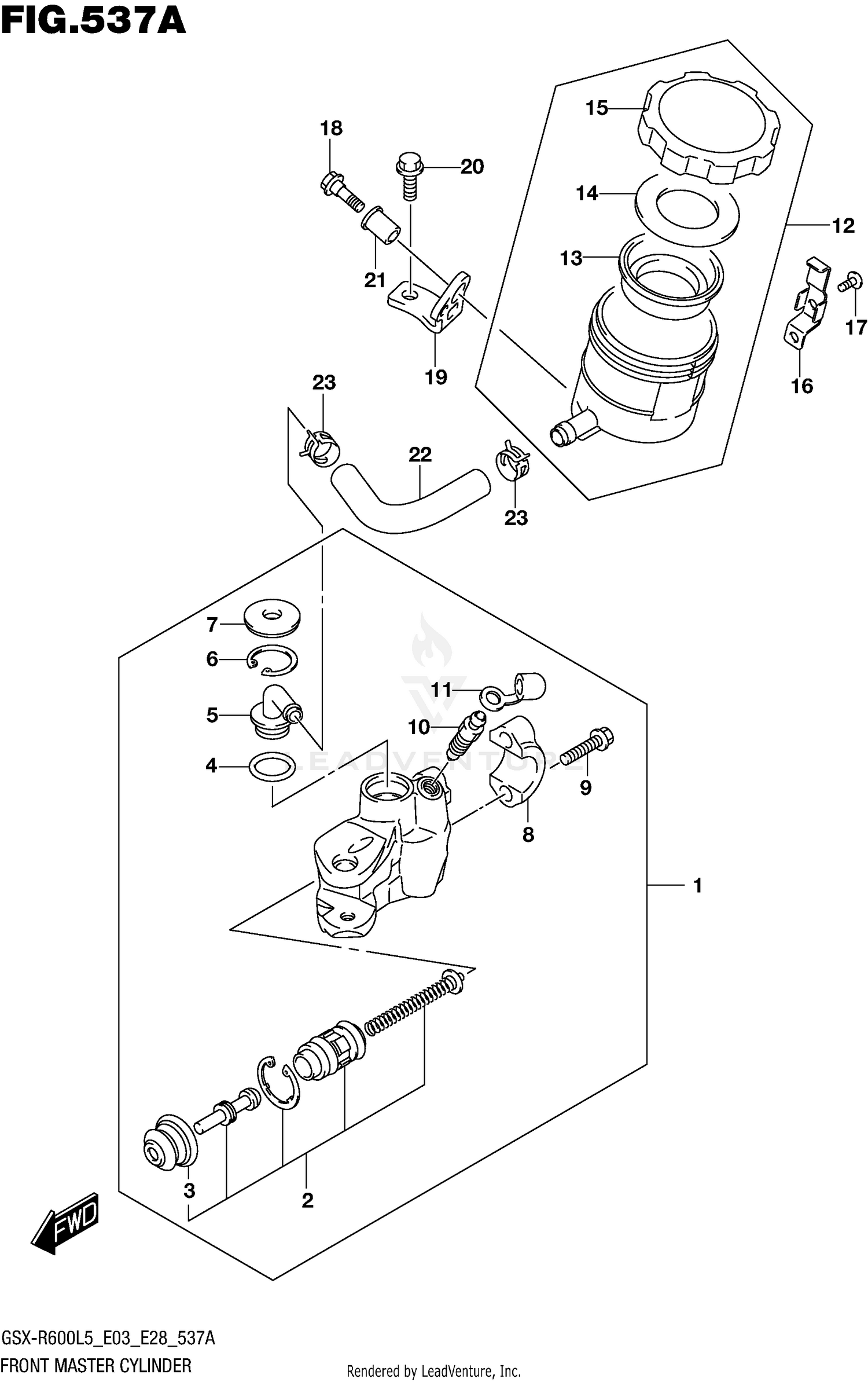 FRONT MASTER CYLINDER