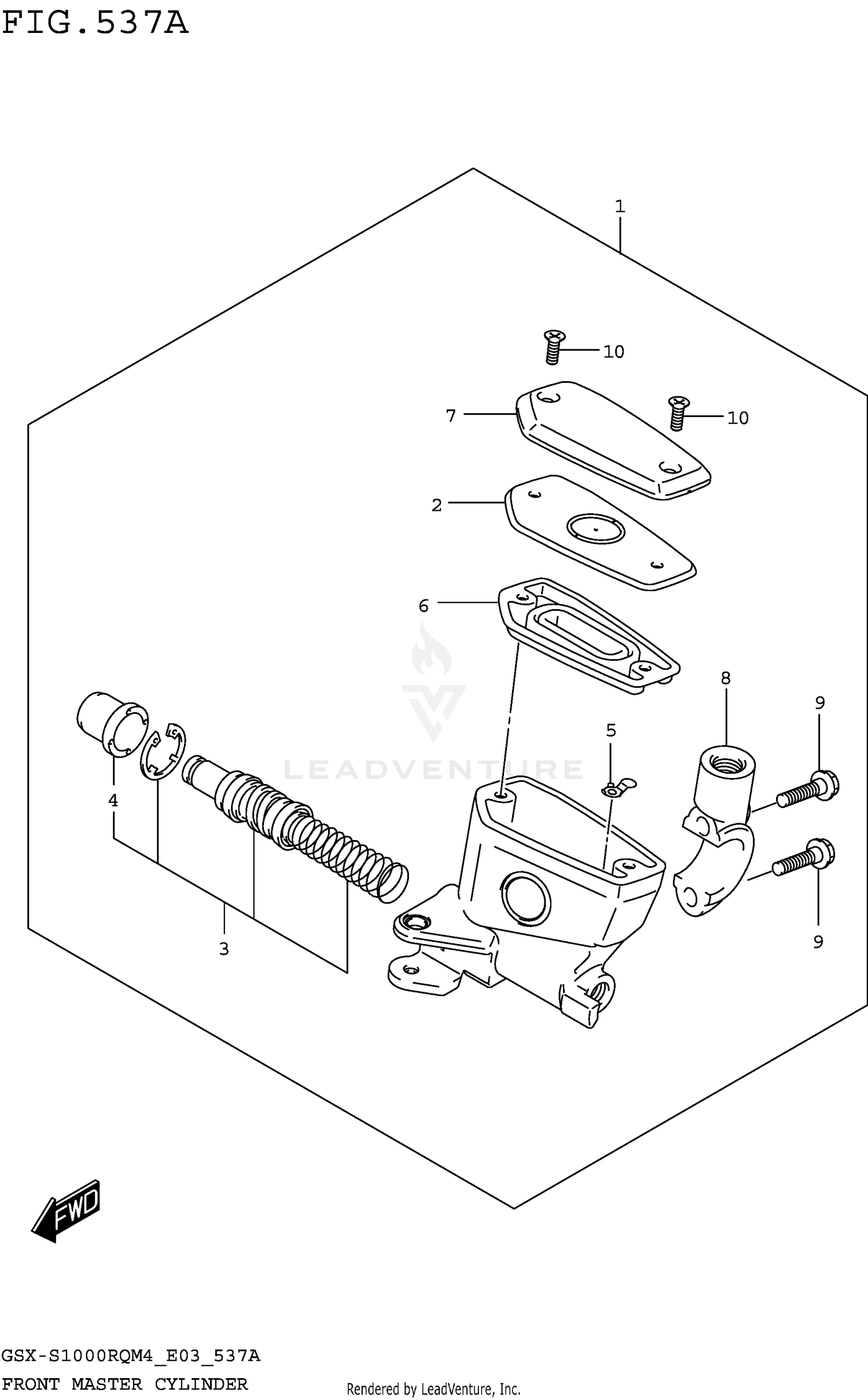 FRONT MASTER CYLINDER