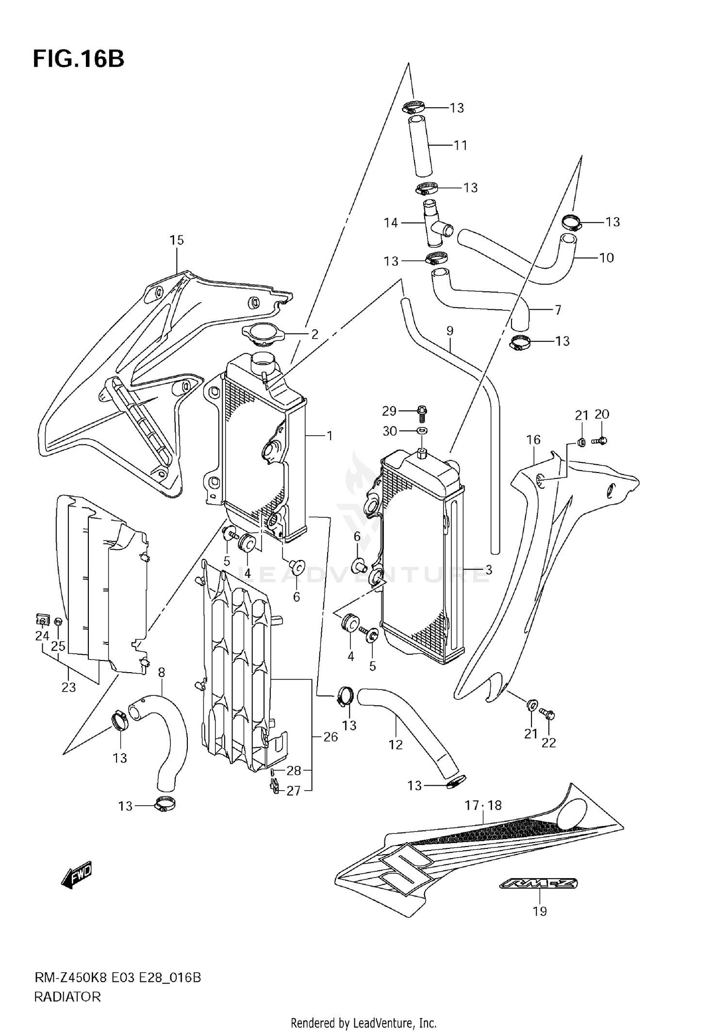 RADIATOR (RM-Z450 L1)