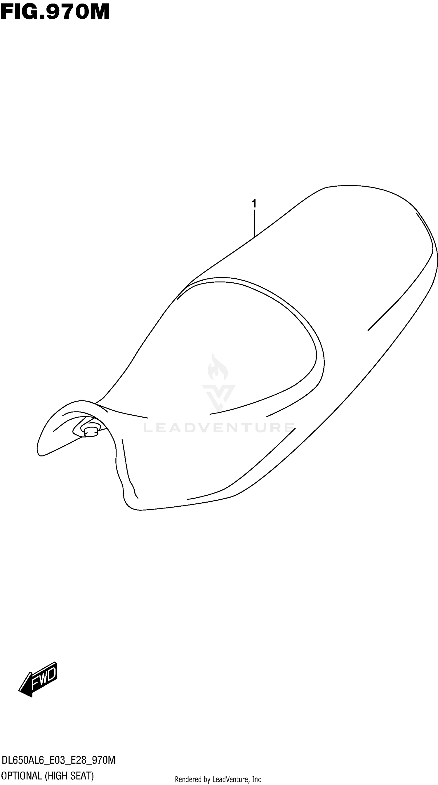 OPTIONAL (HIGH SEAT) (DL650XAL6 E28)