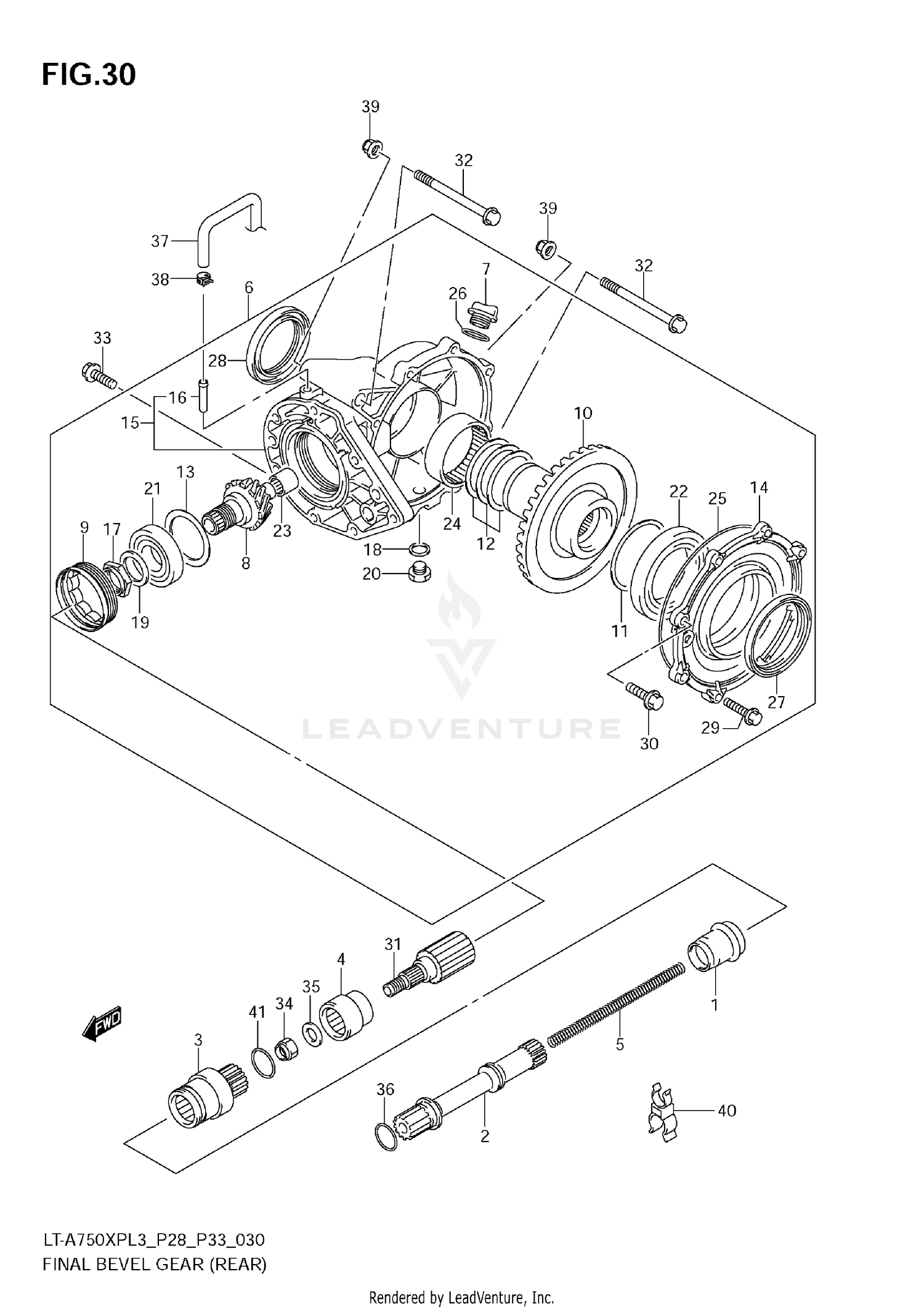 FINAL BEVEL GEAR (REAR)