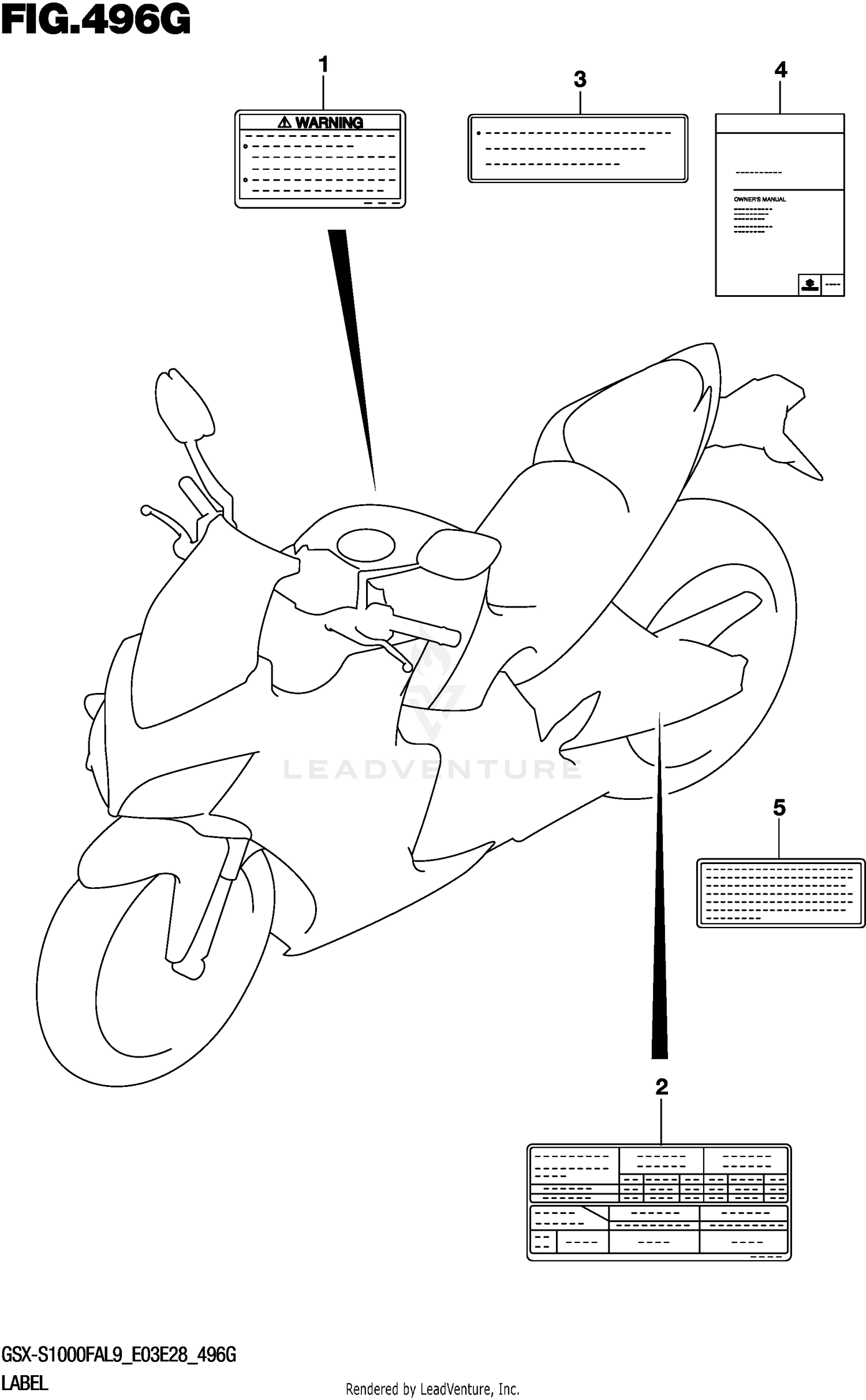 LABEL (GSX-S1000FZAL9 E03)