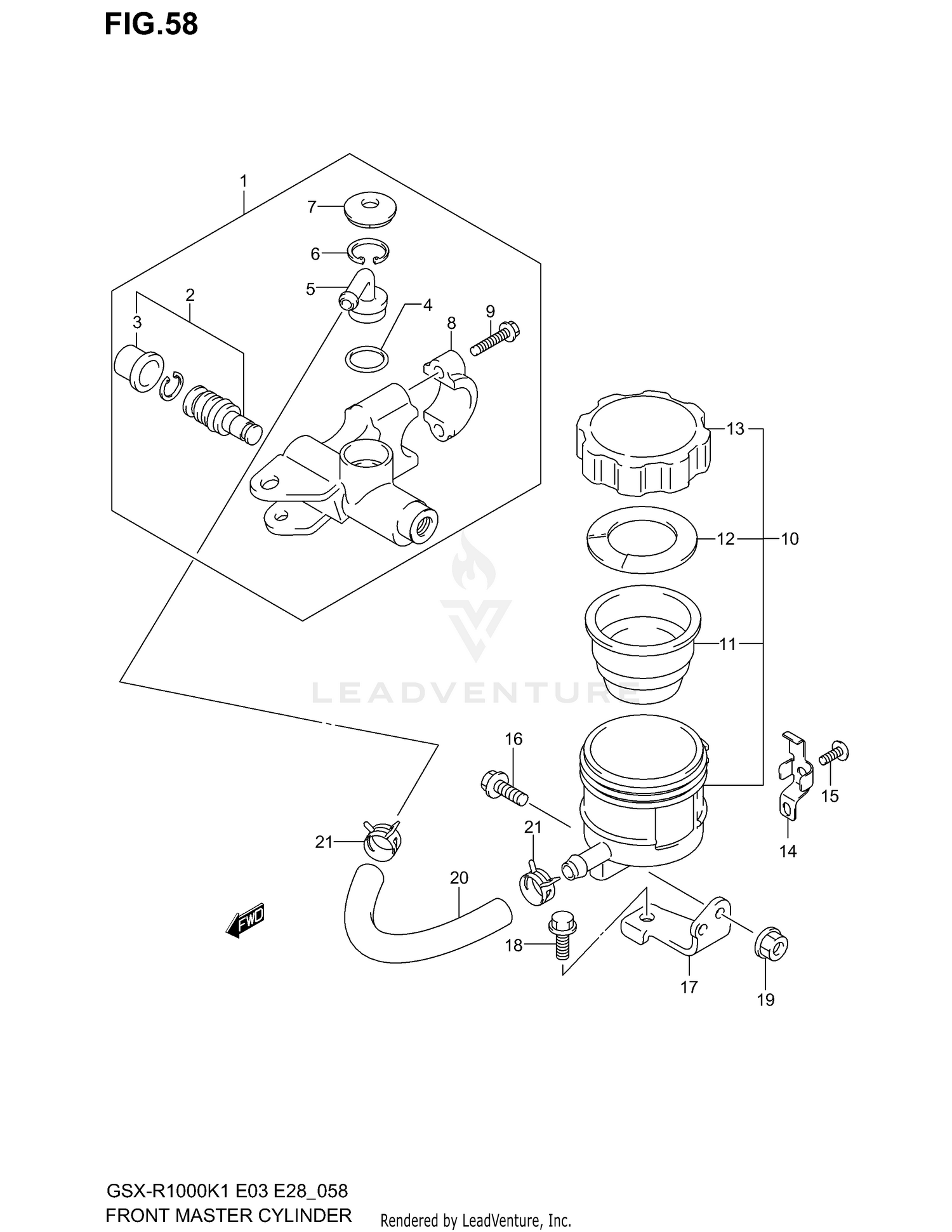 FRONT MASTER CYLINDER