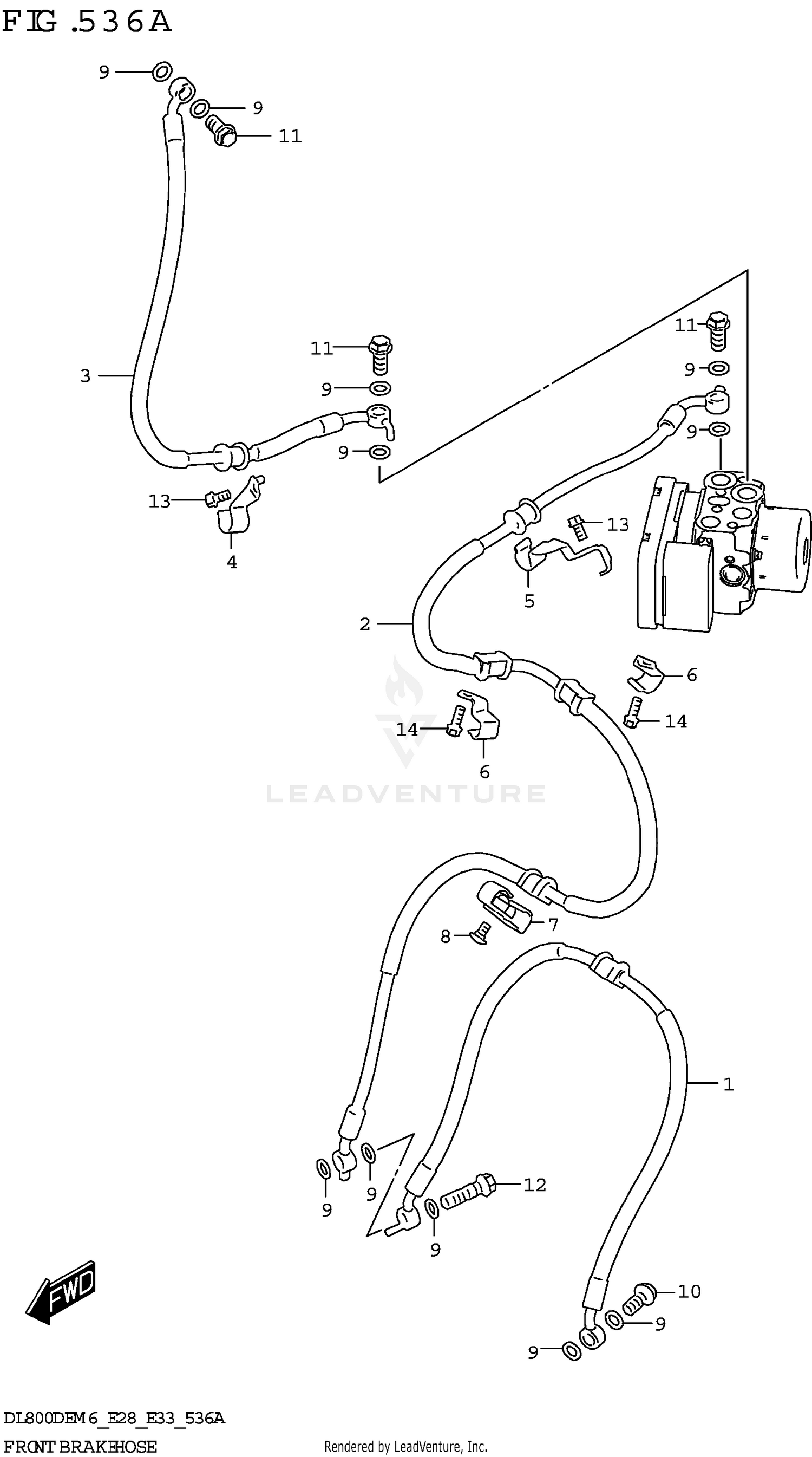 FRONT BRAKE HOSE