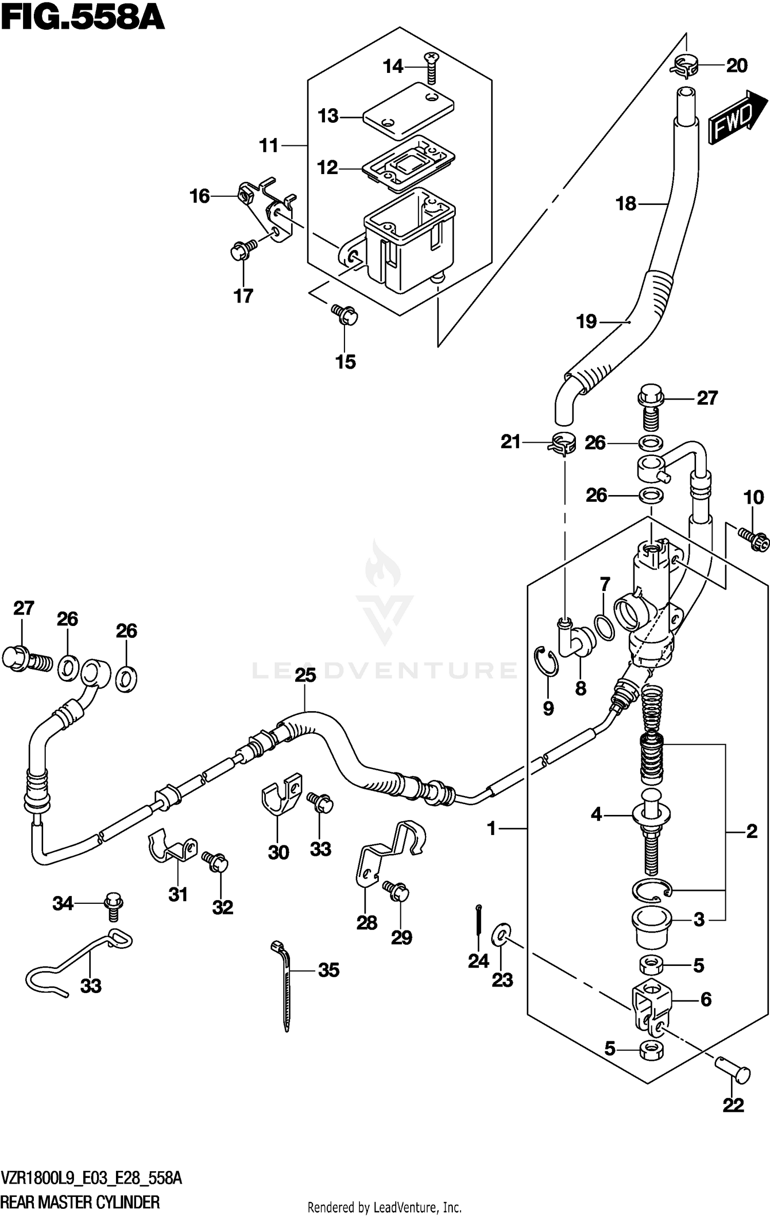 REAR MASTER CYLINDER