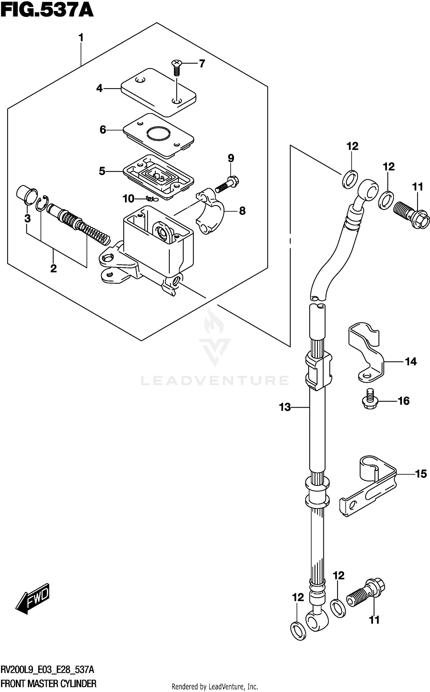 FRONT MASTER CYLINDER