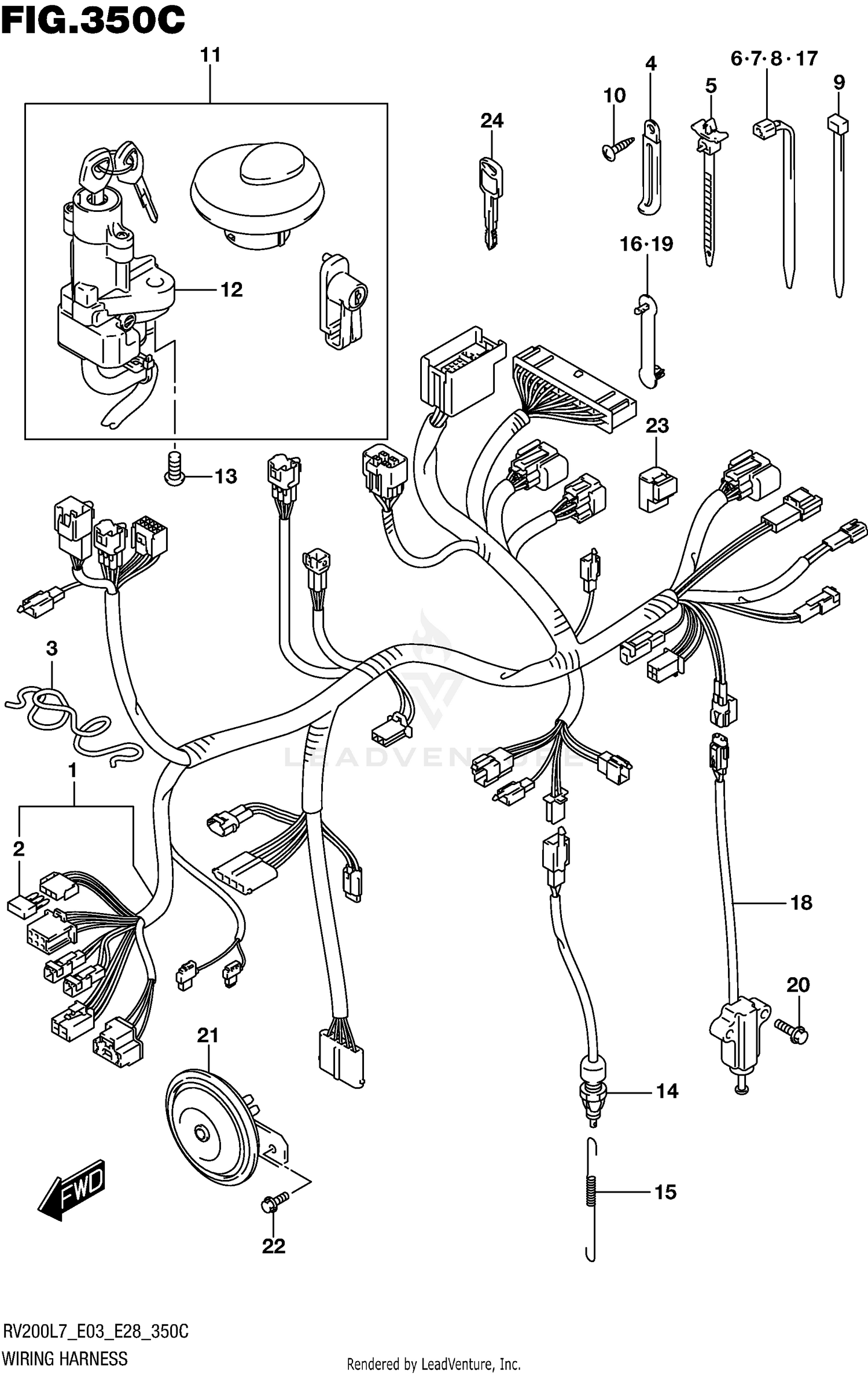 WIRING HARNESS (RV200L7 E33)