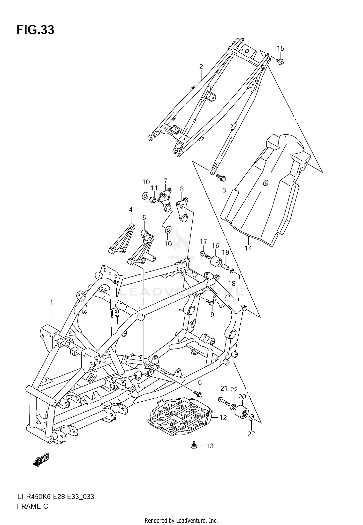 FRAME (MODEL K6/K7/K8)