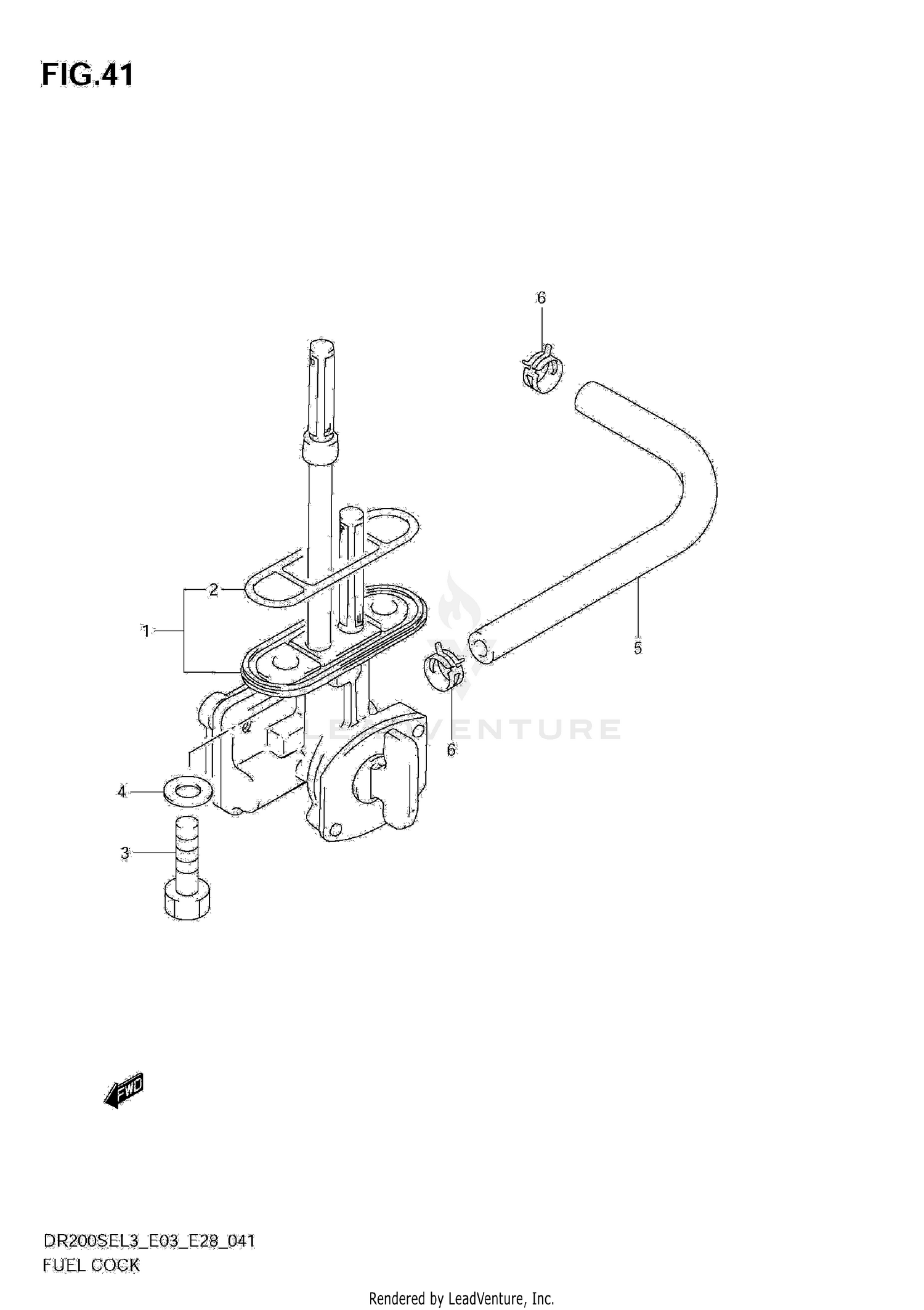 FUEL COCK (DR200SEL3 E28)