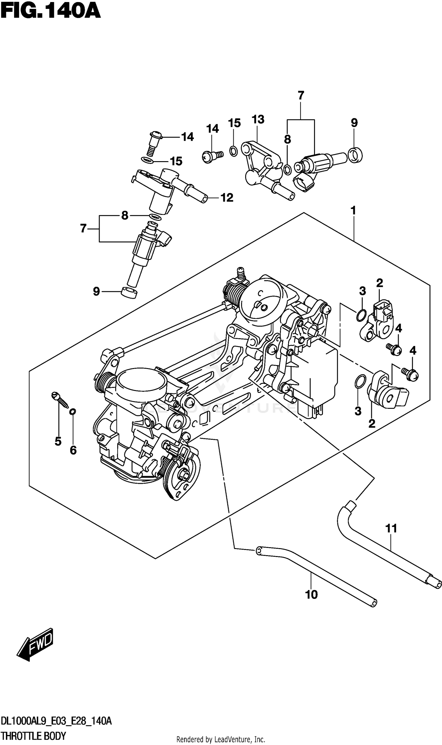 THROTTLE BODY (DL1000XAL9 E03)