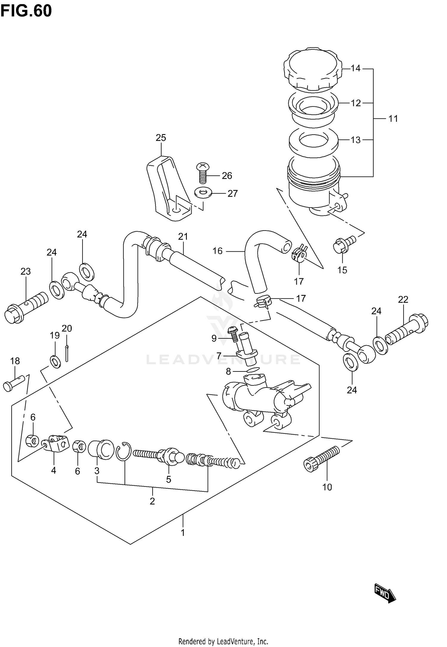 REAR MASTER CYLINDER