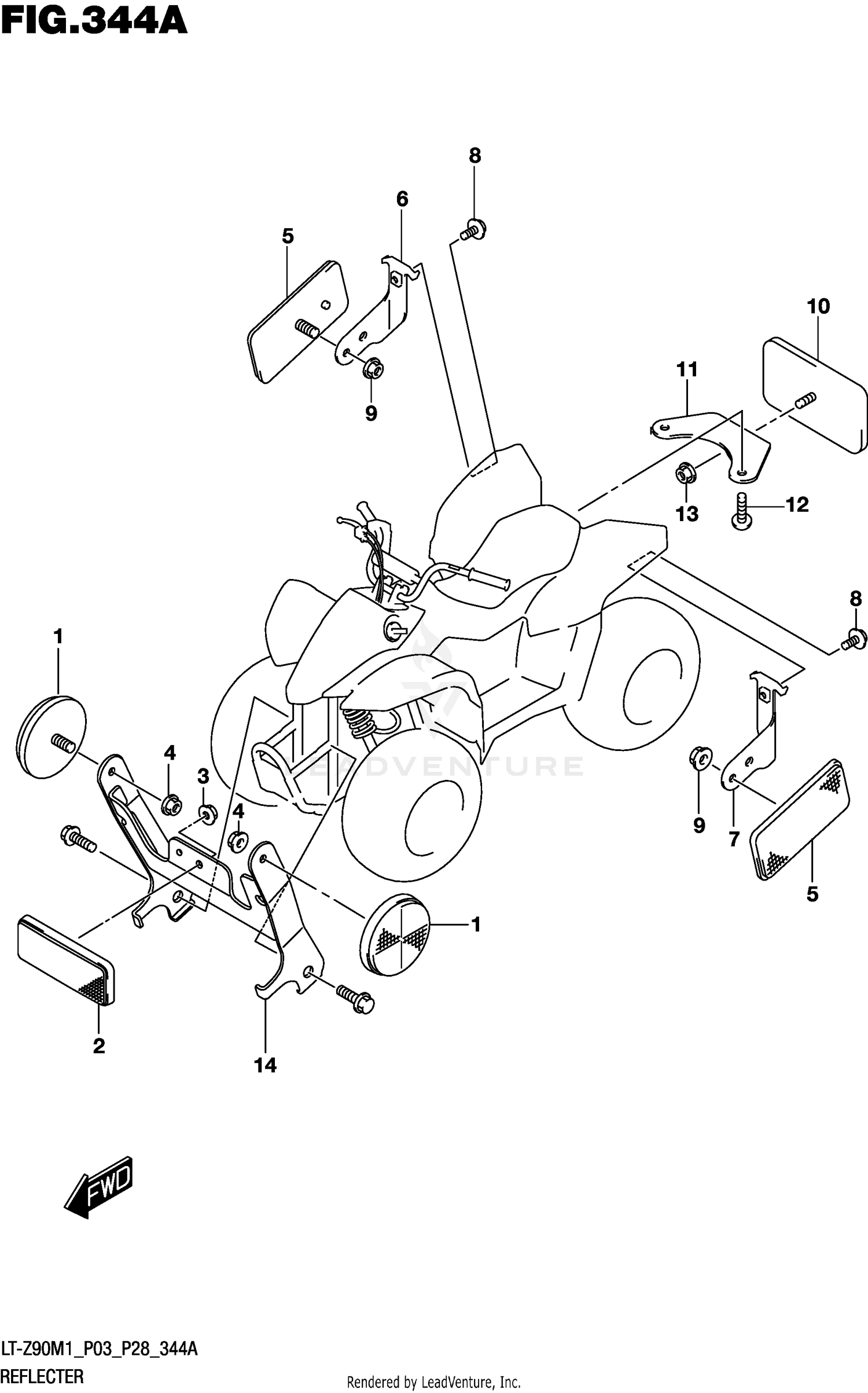 REFLECTOR (LT-Z90M1 P03)