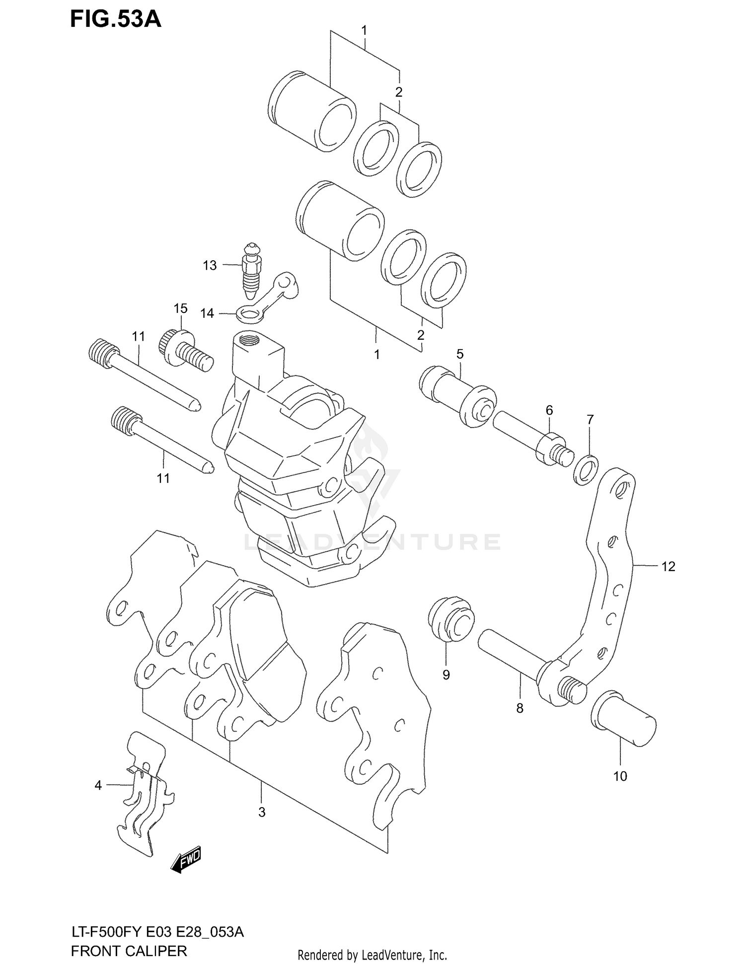 FRONT CALIPER (MODEL Y/K1/K2)
