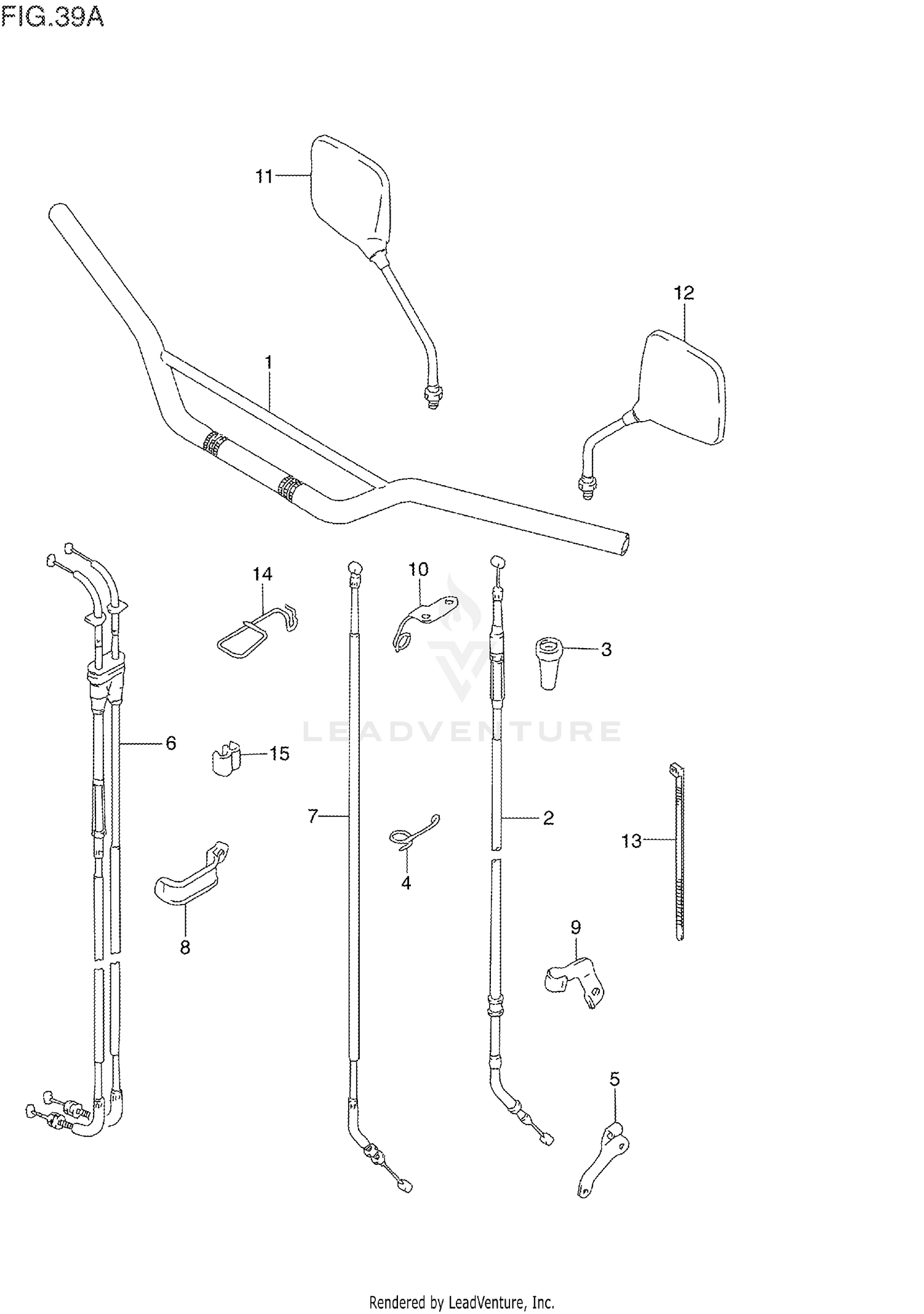 HANDLEBAR (MODEL N/P/R/S)