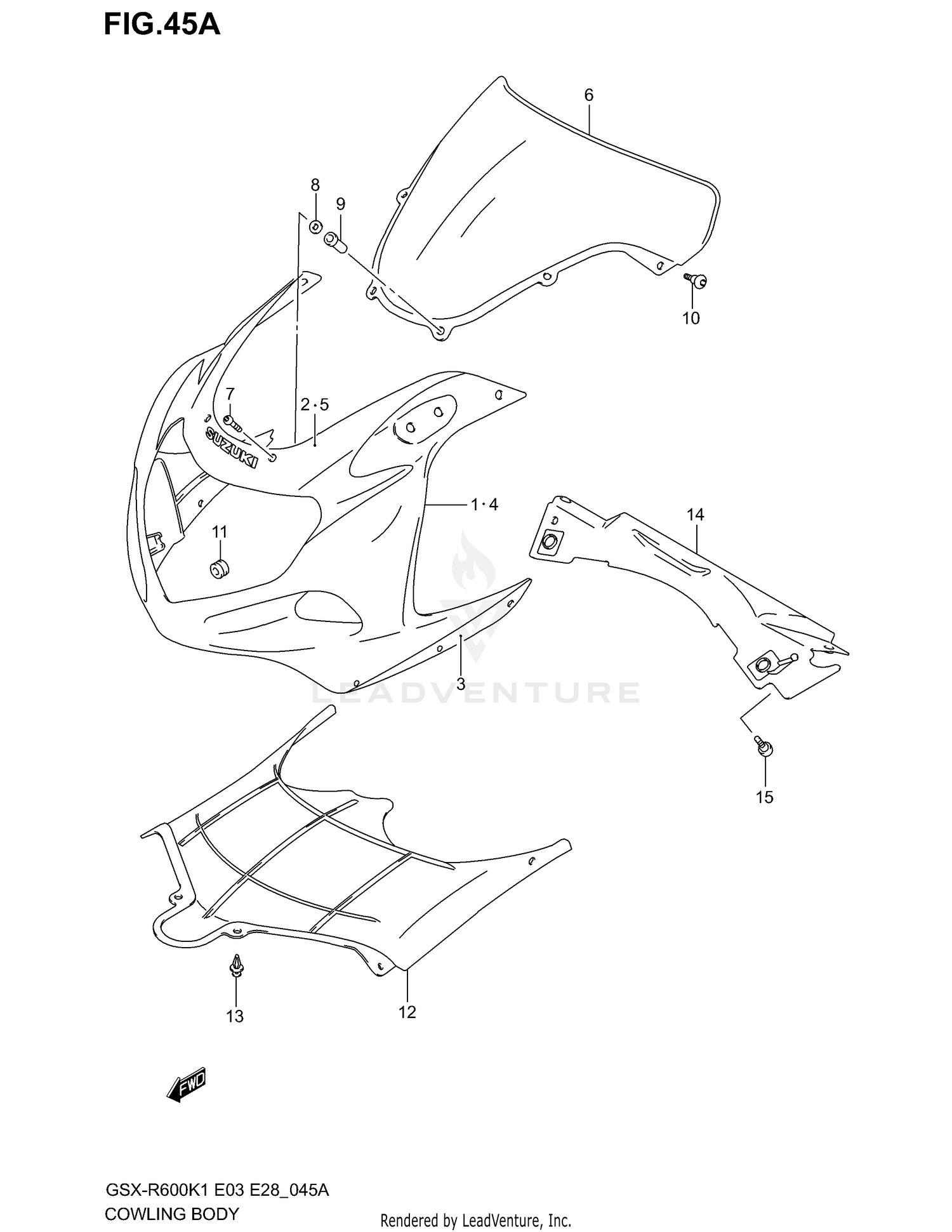 COWLING BODY (MODEL K2)