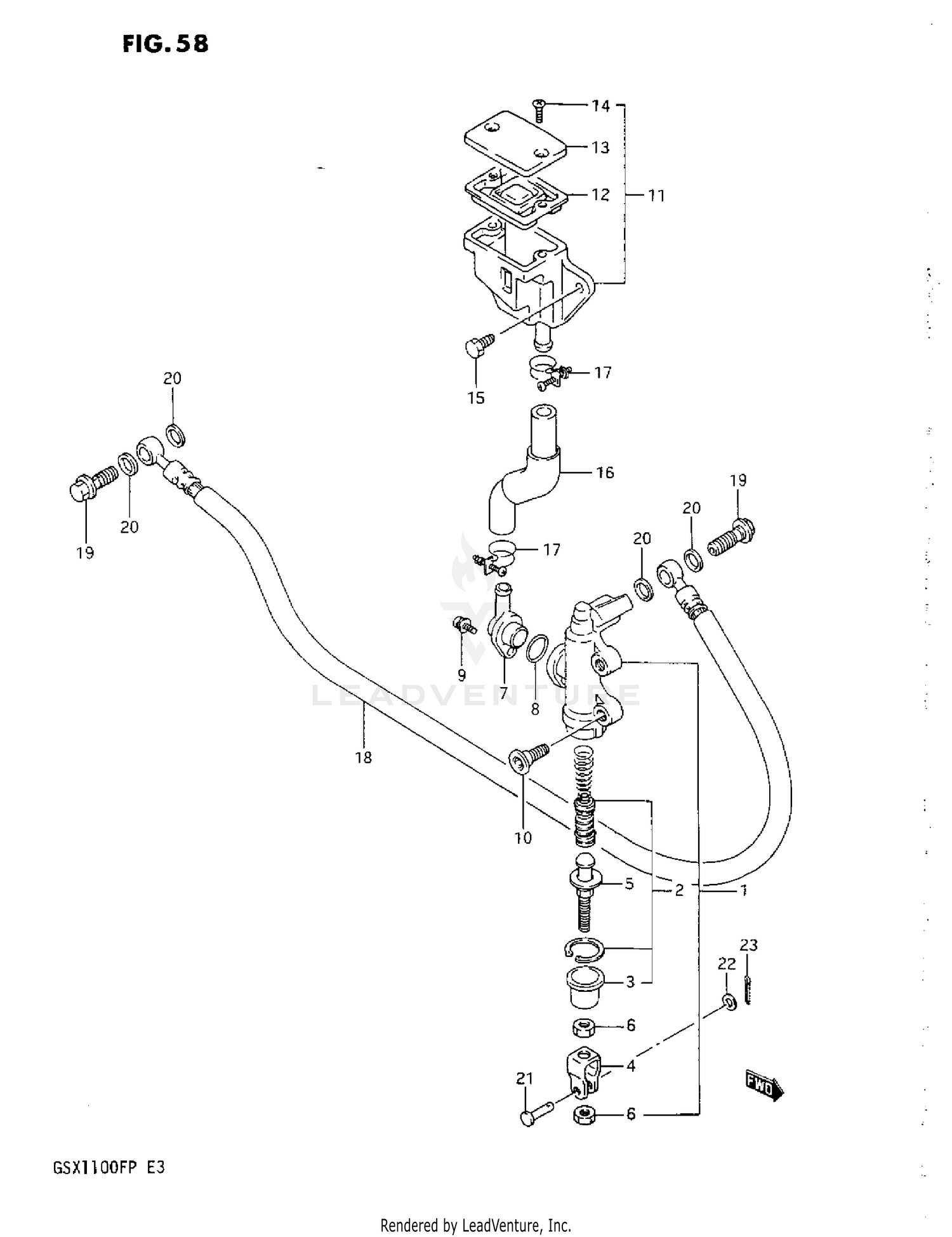 REAR MASTER CYLINDER