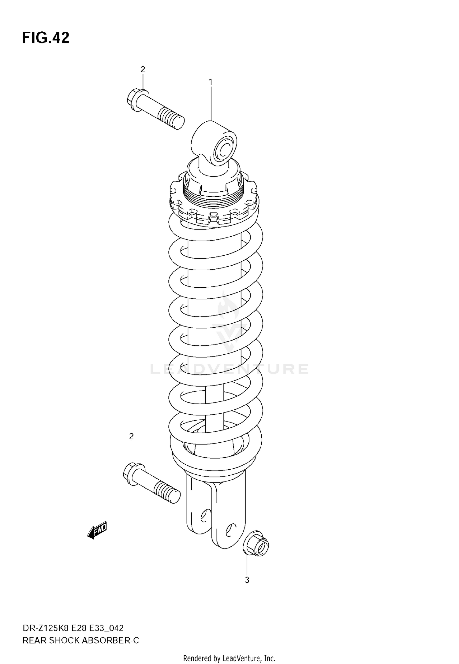 REAR SHOCK ABSORBER