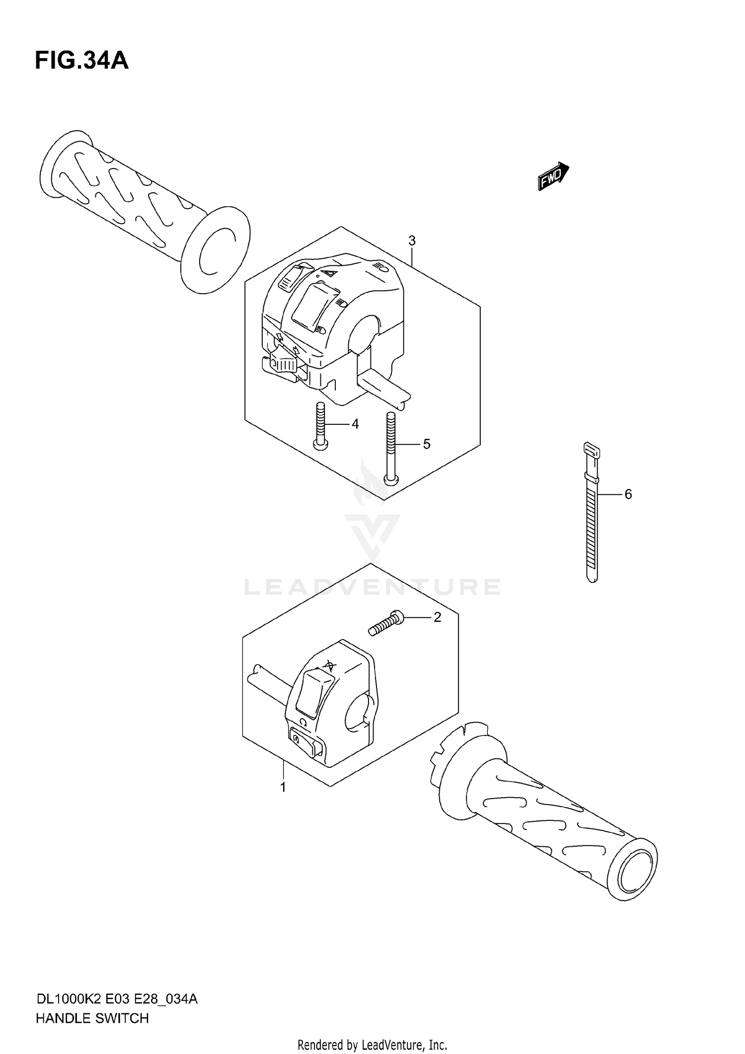 HANDLE SWITCH (MODEL K4)