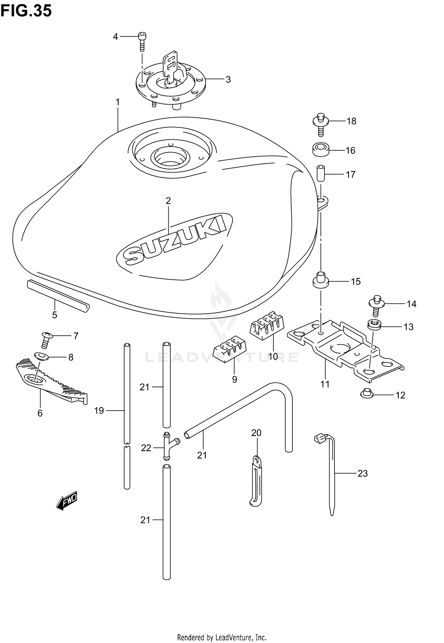 FUEL TANK (MODEL K1)