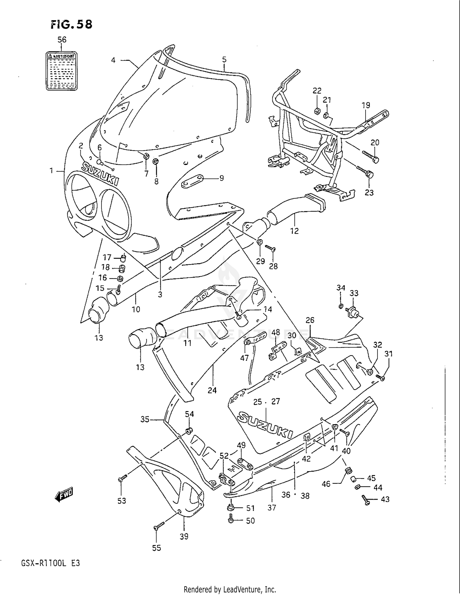 COWLING (MODEL K 3CG)