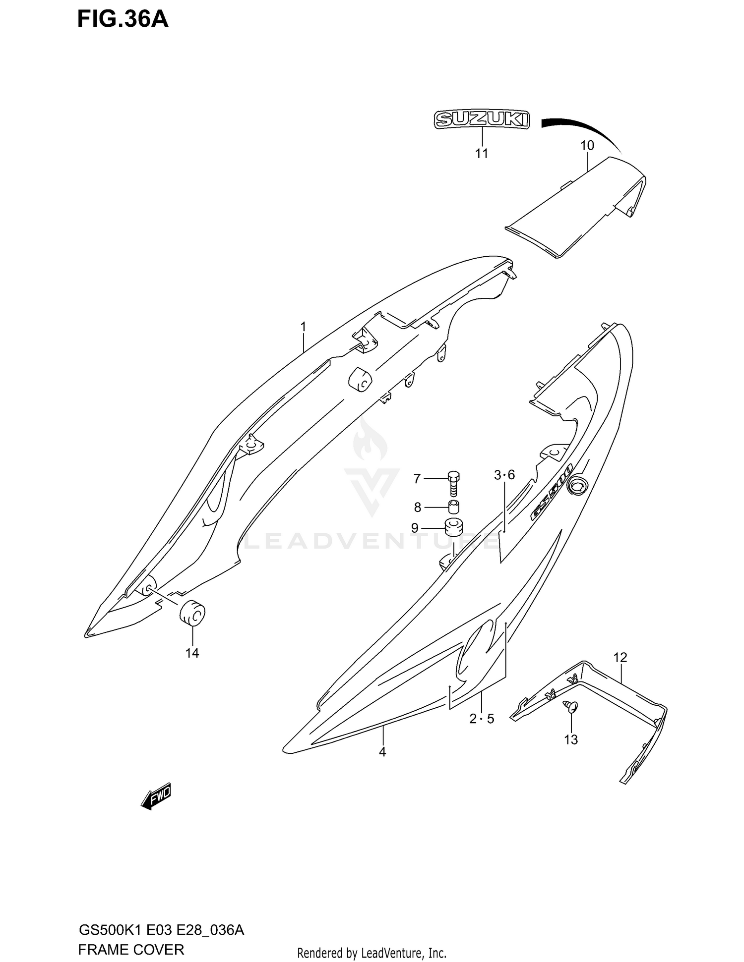 FRAME COVER (MODEL K2)