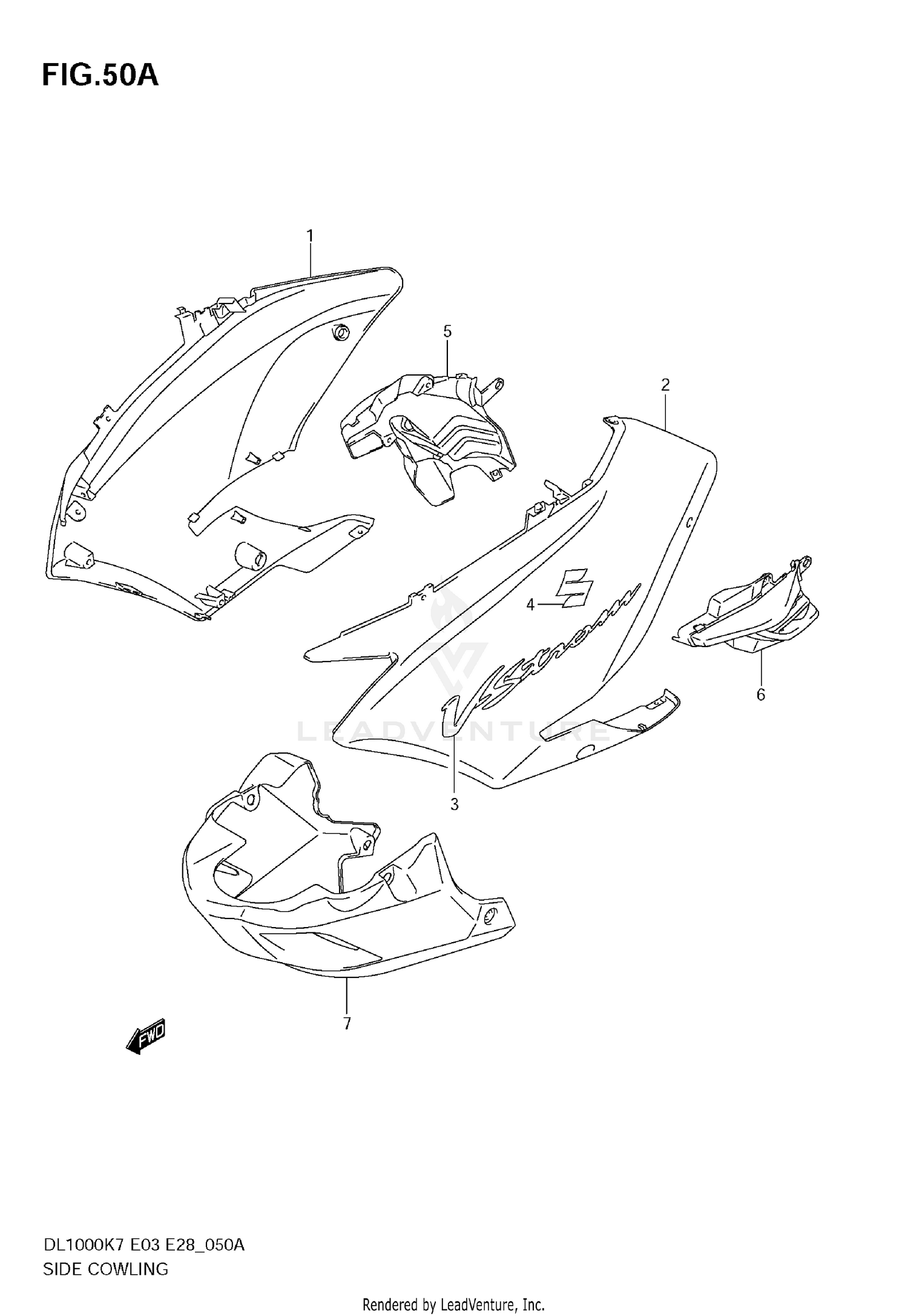 SIDE COWLING (MODEL K9)