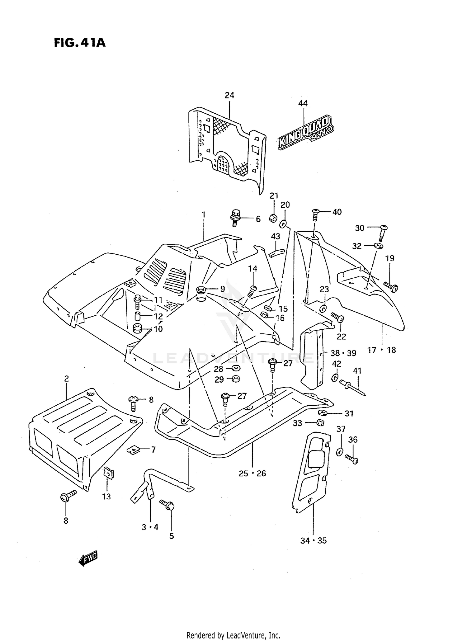 FRONT FENDER (MODEL S)