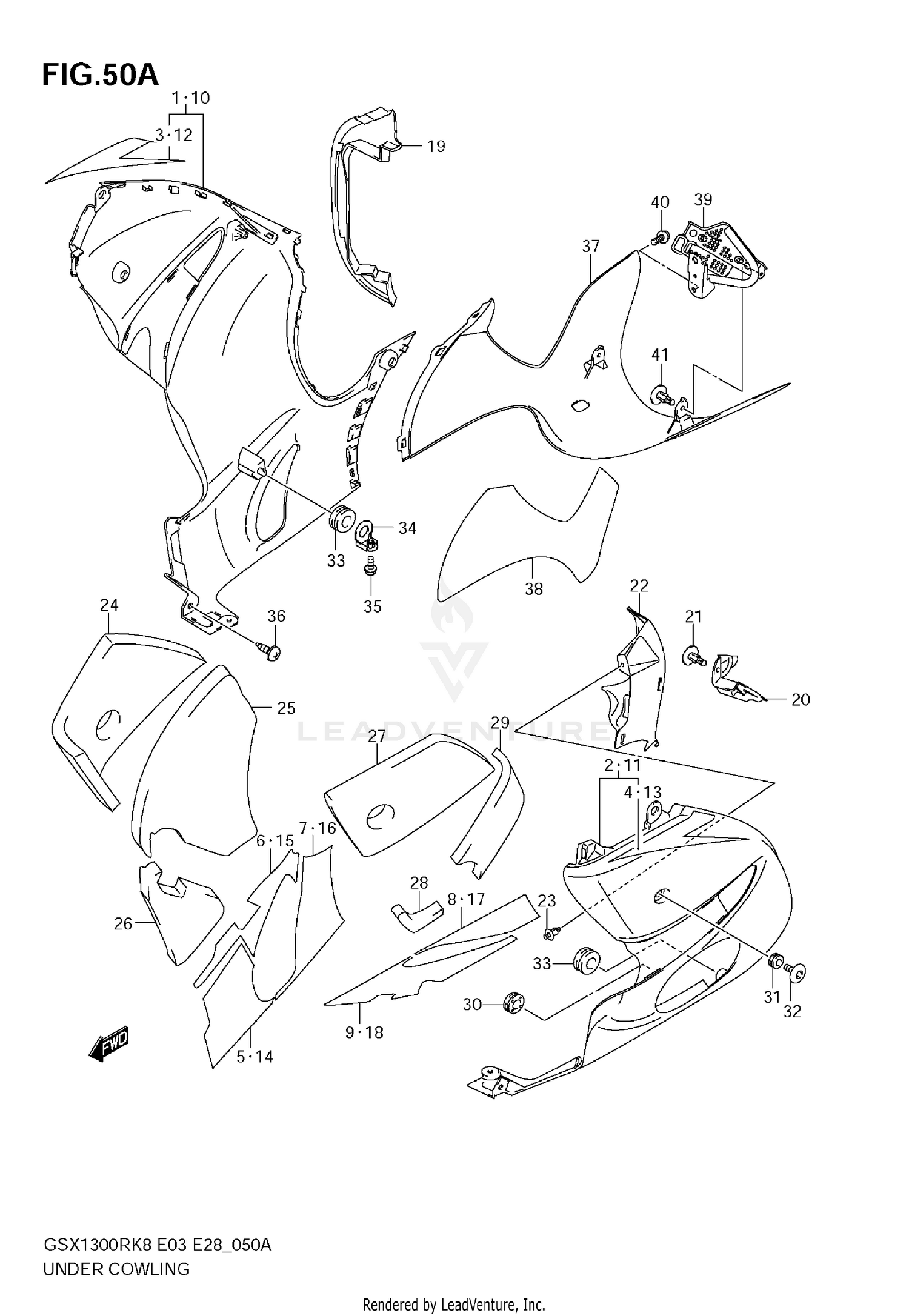 UNDER COWLING (MODEL K9)