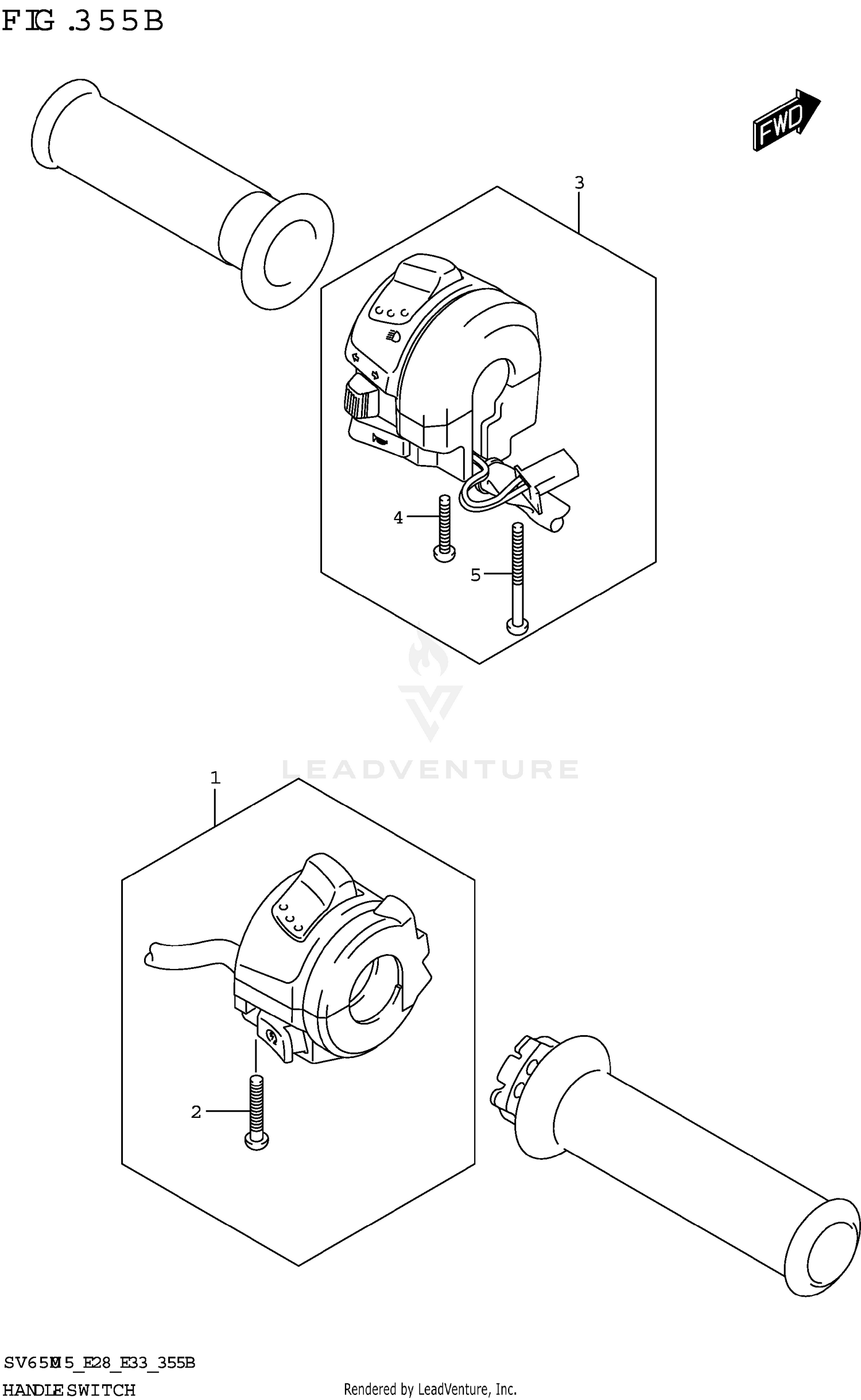 HANDLE SWITCH (SV650A)