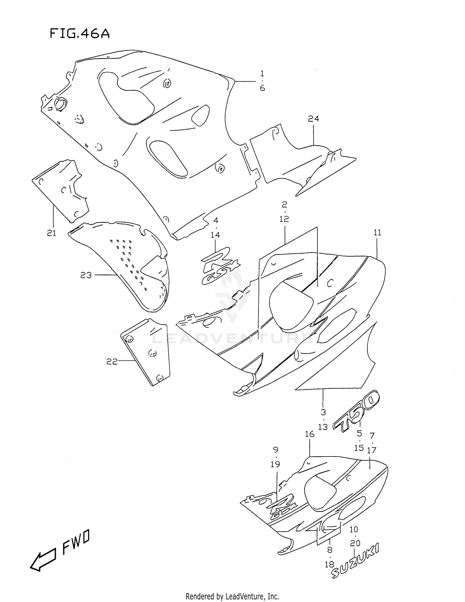 UNDER COWLING BODY (MODEL V)