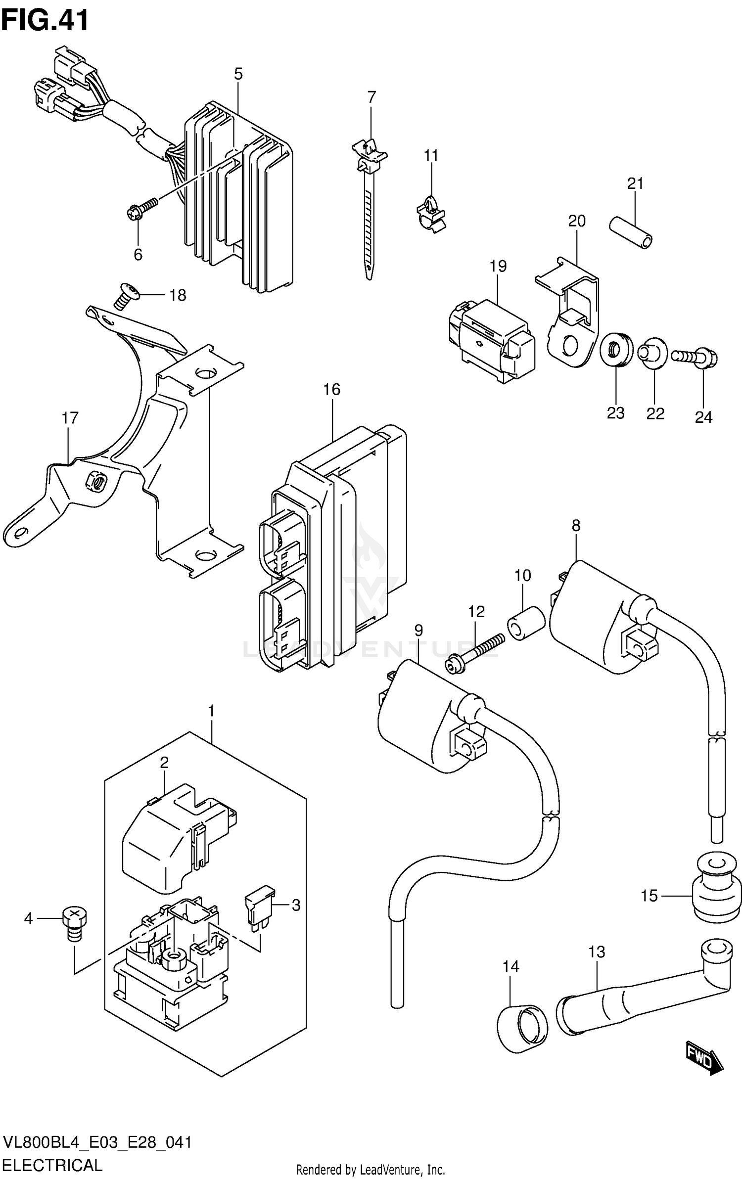 ELECTRICAL (VL800BL4 E28)