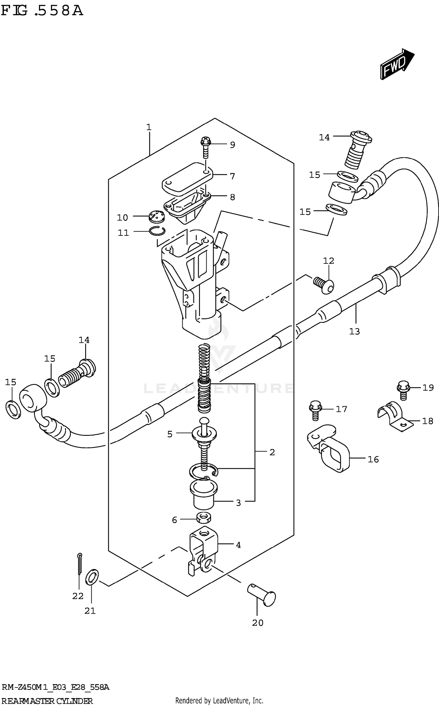 REAR MASTER CYLINDER