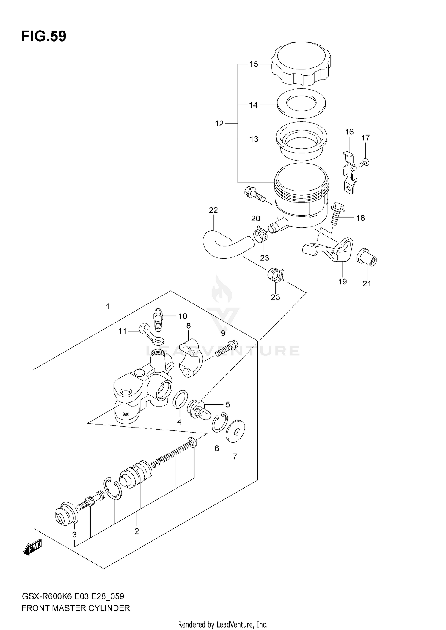 FRONT MASTER CYLINDER