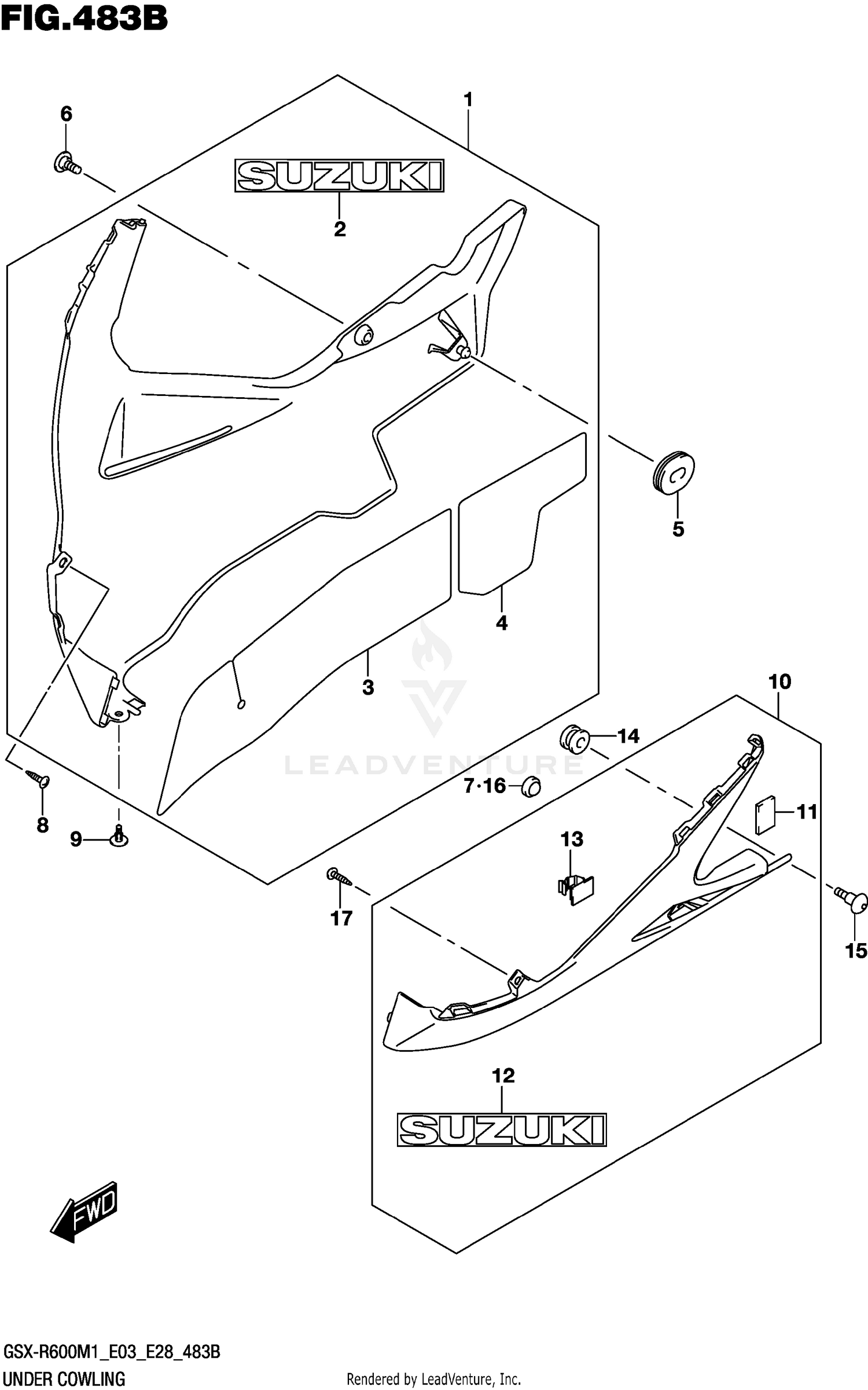 UNDER COWLING (GSX-R600)