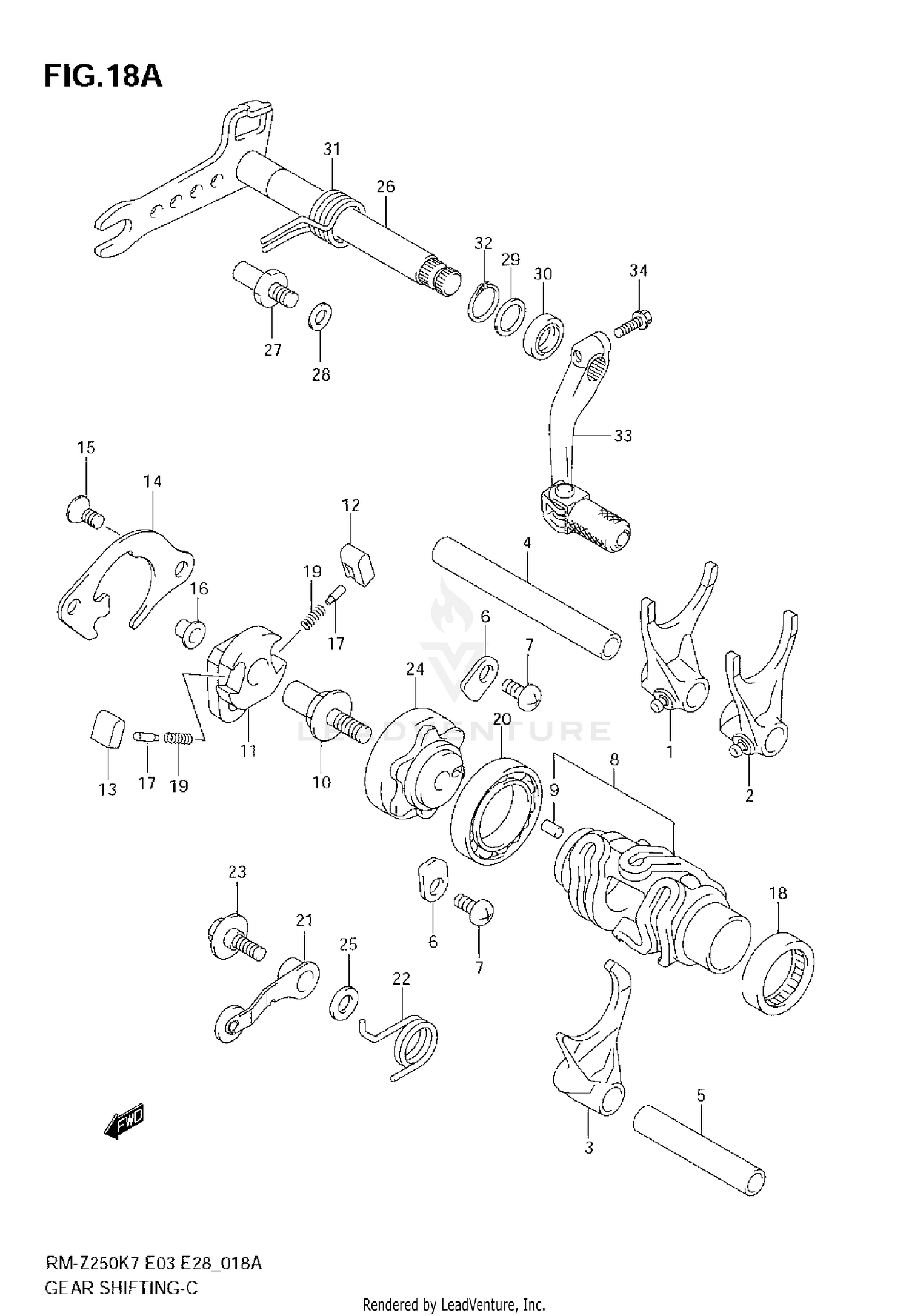 GEAR SHIFTING (MODEL K8/K9)