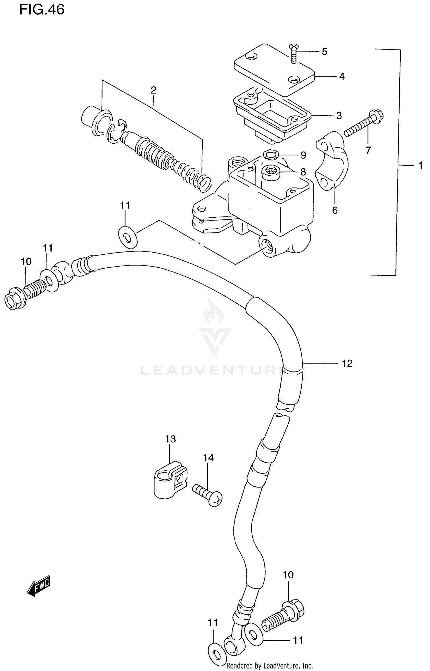 FRONT MASTER CYLINDER