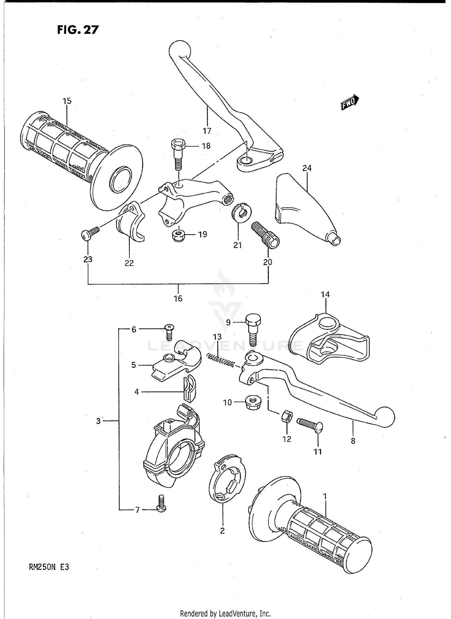 HANDLE SWITCH (MODEL K/L/M)