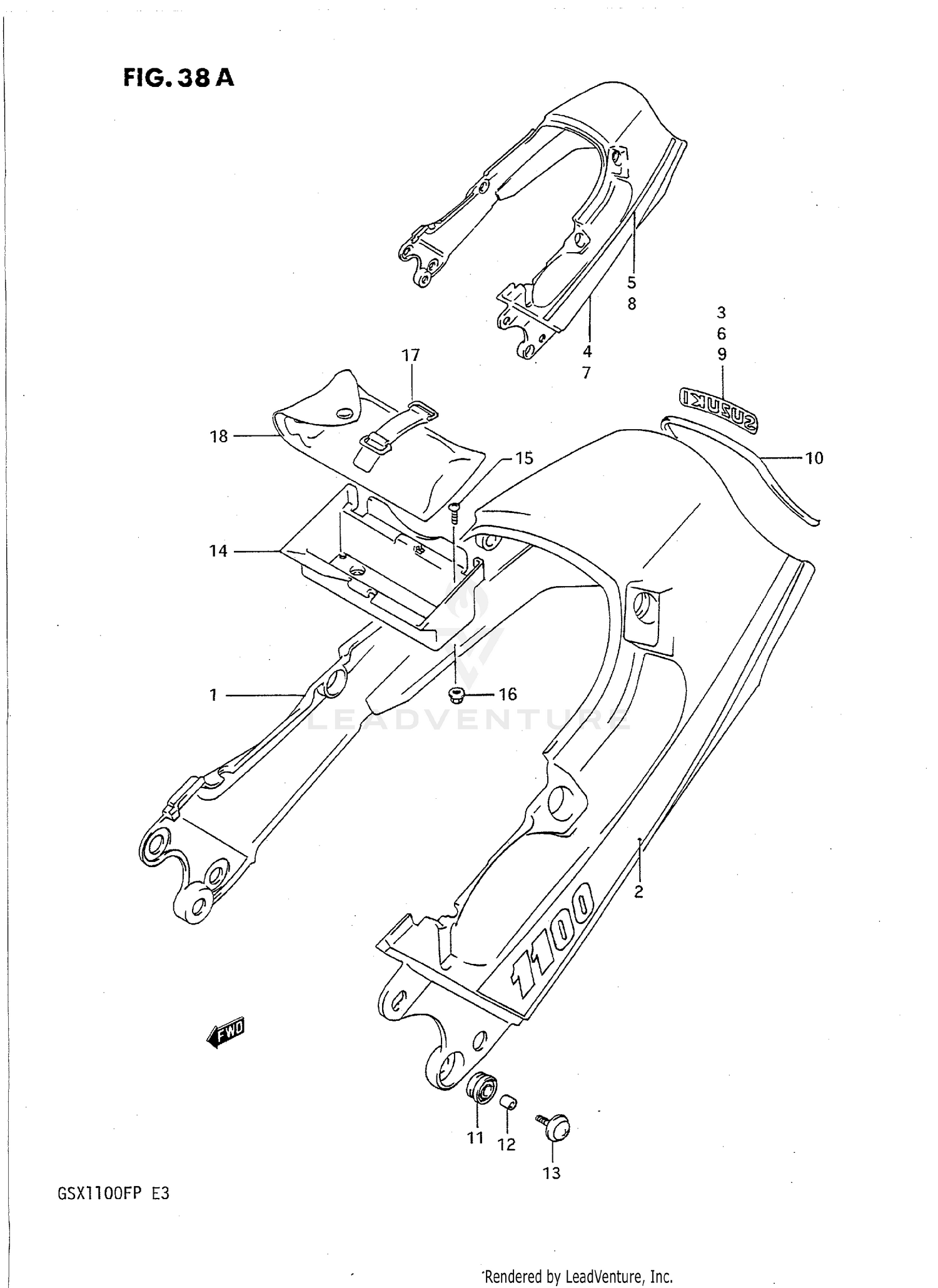 SEAT TAIL COVER (MODEL M/N/P)