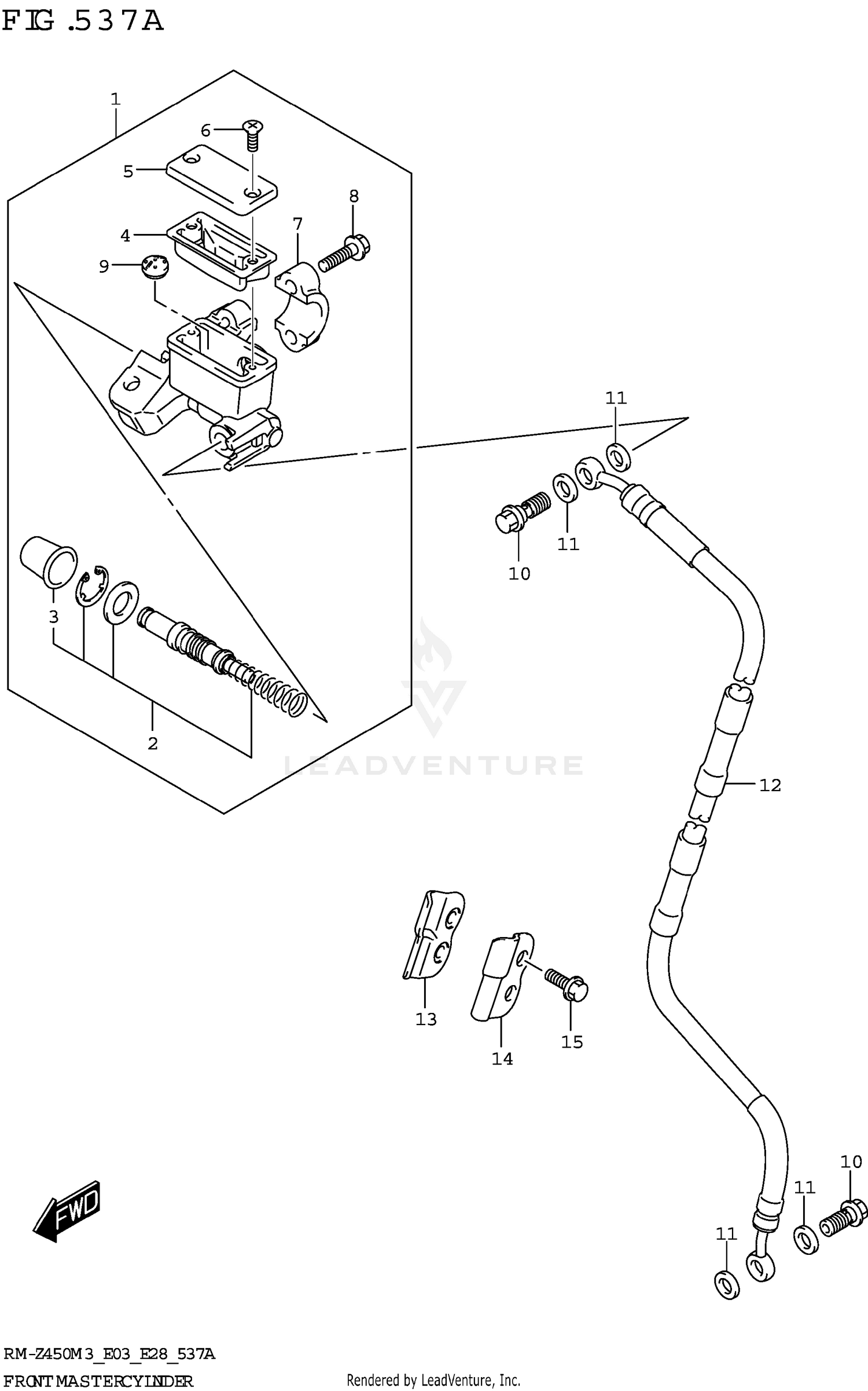 FRONT MASTER CYLINDER