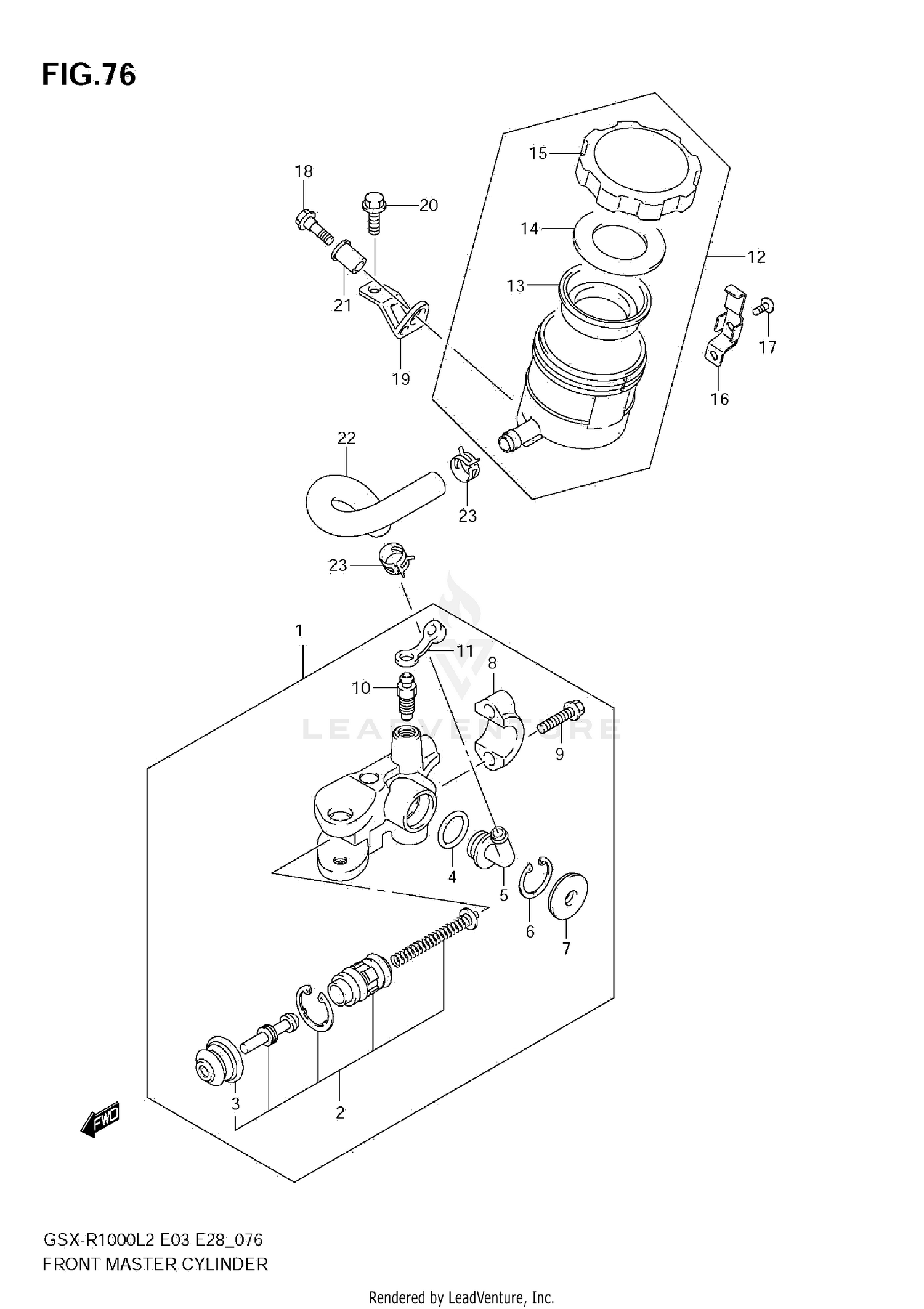 FRONT MASTER CYLINDER