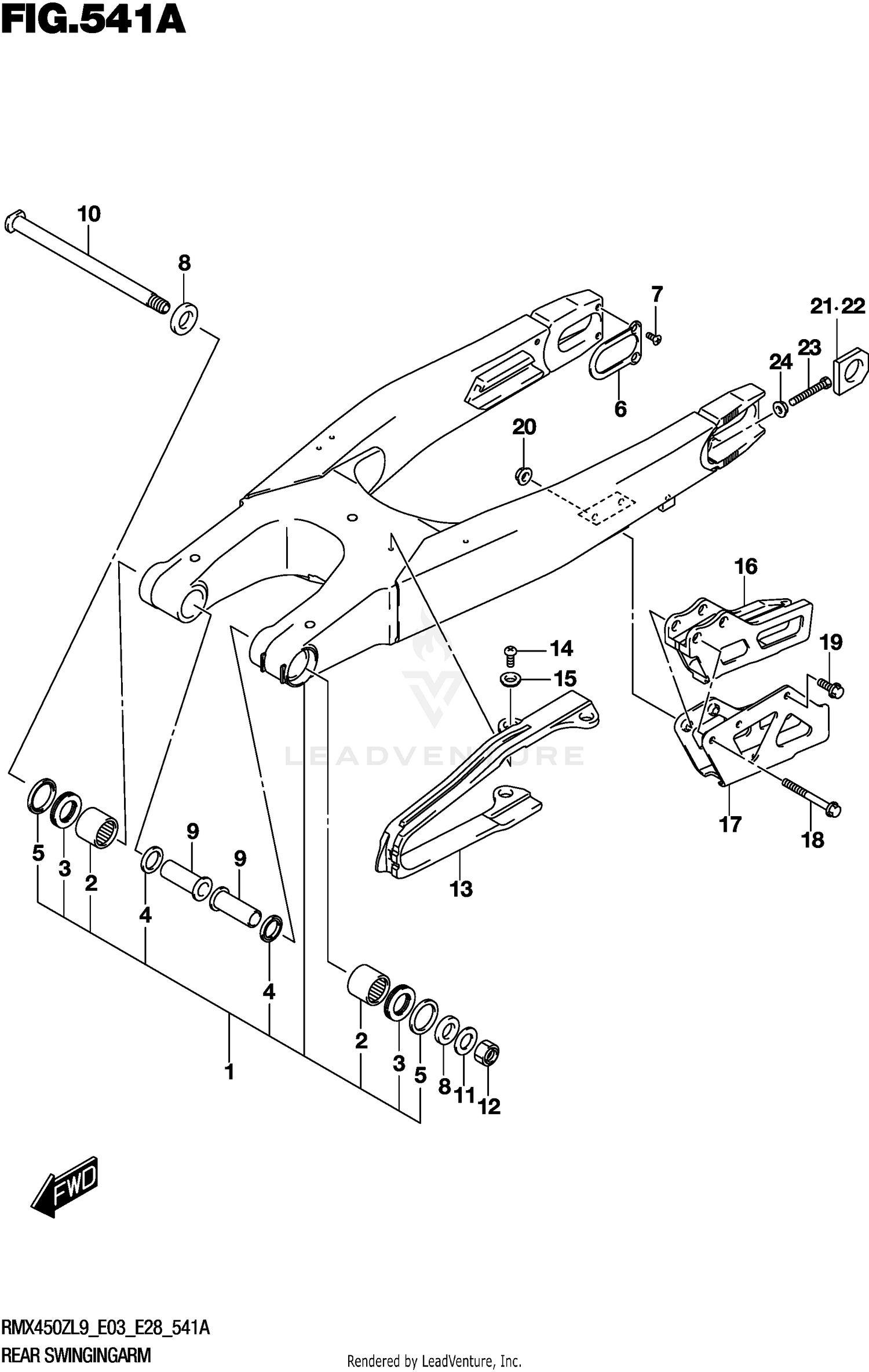 REAR SWINGINGARM