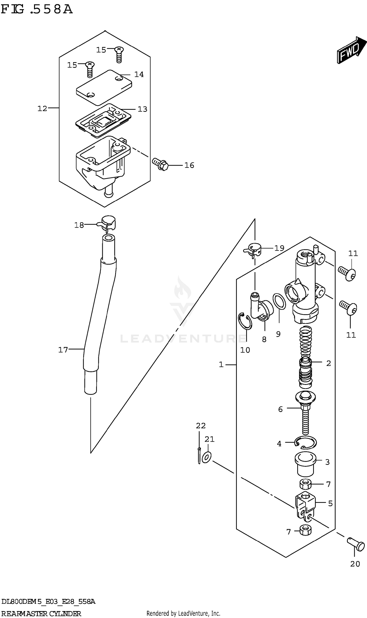 REAR MASTER CYLINDER