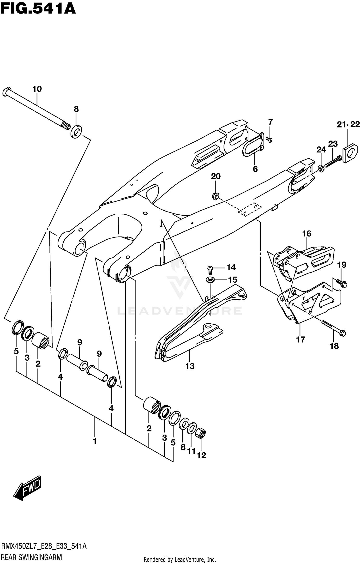 REAR SWINGINGARM