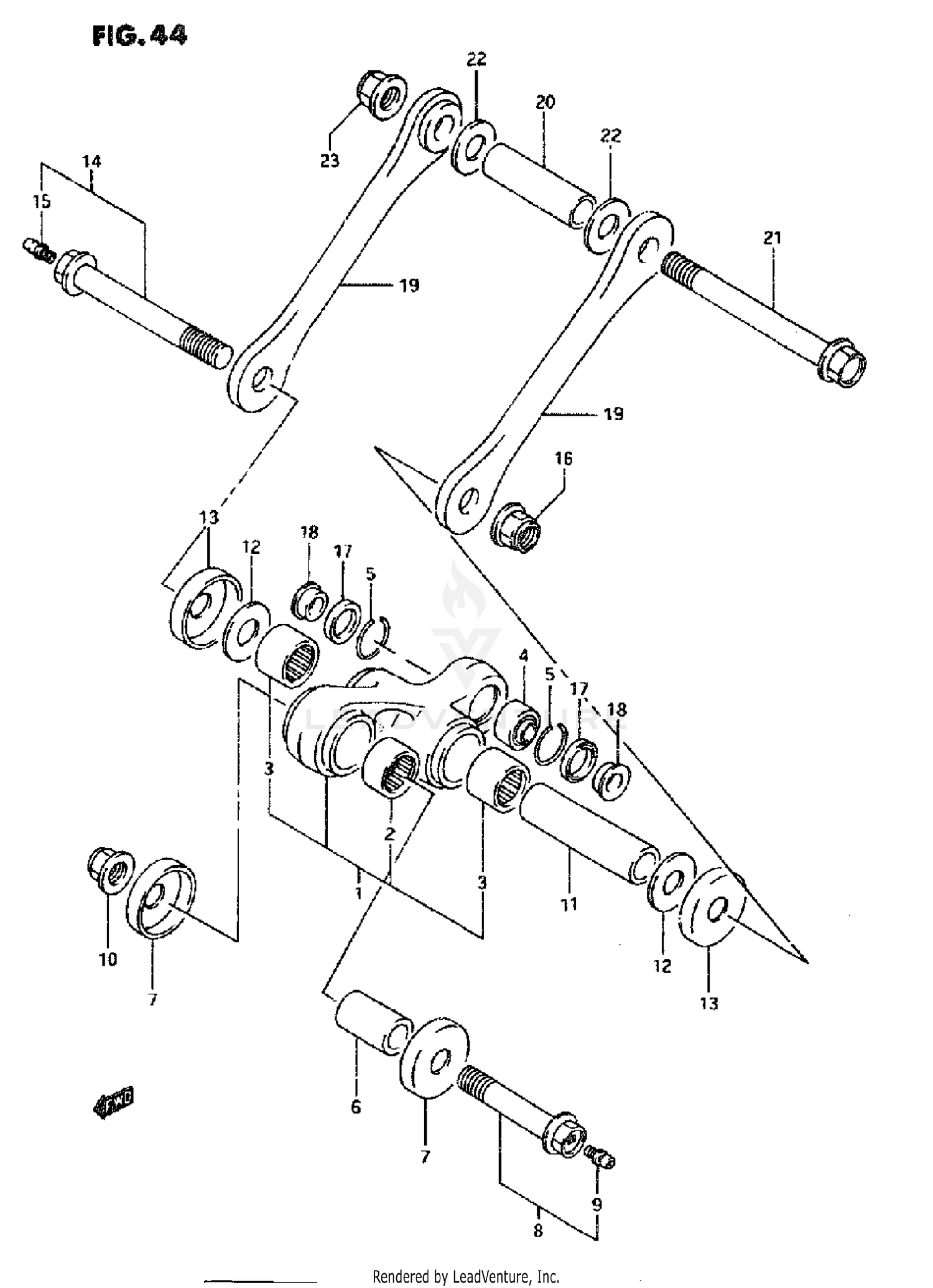 REAR CUSHION LEVER