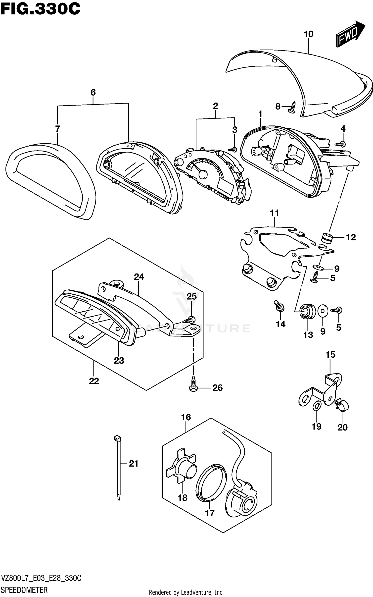 SPEEDOMETER (VZ800L7 E33)