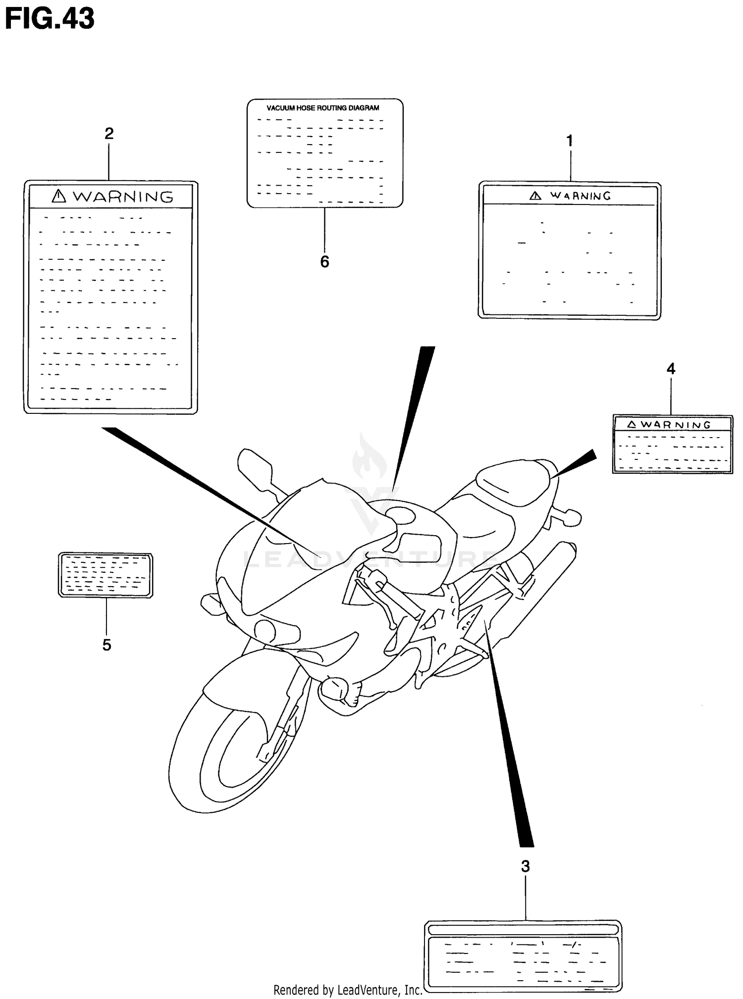 LABEL (MODEL V/W/X/Y)