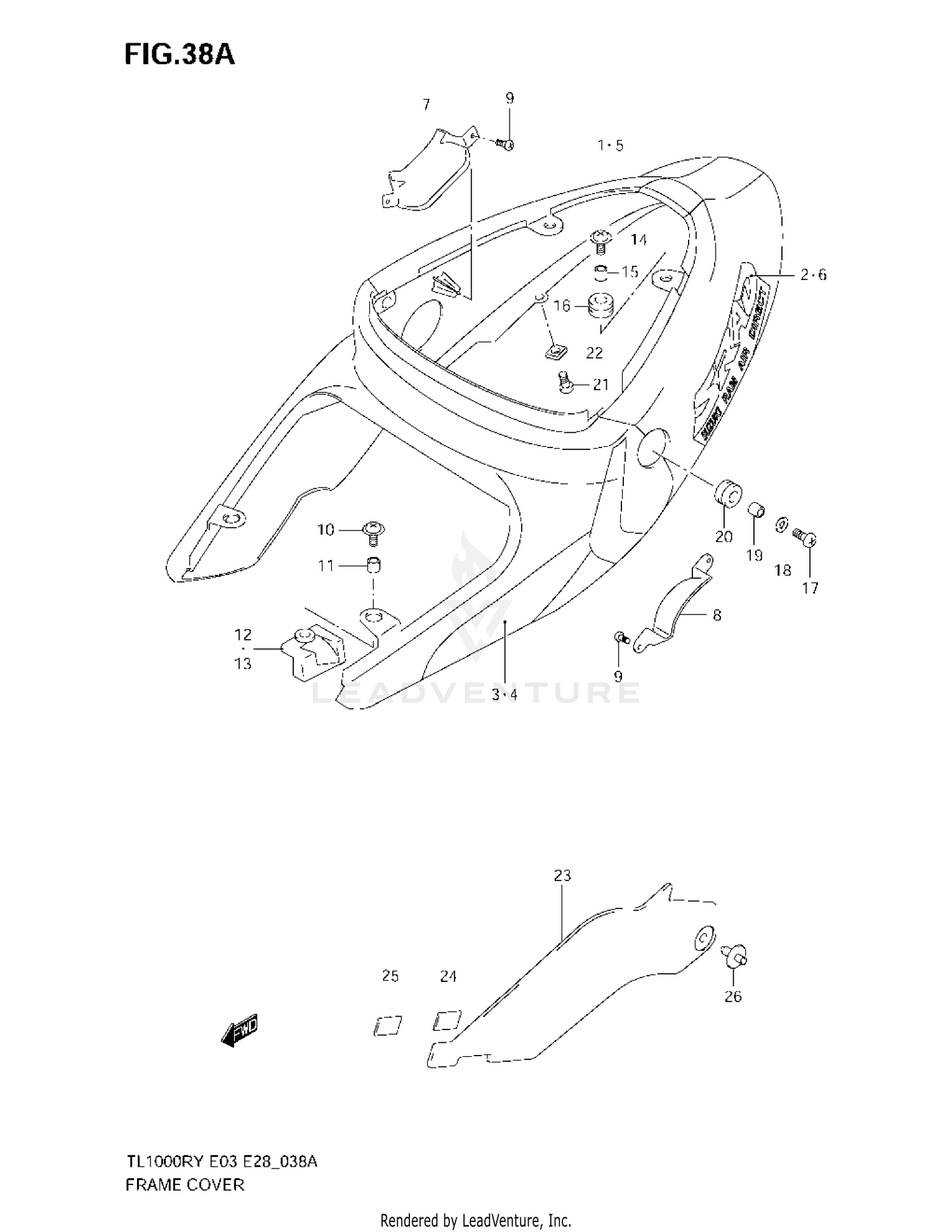 FRAME COVER (MODEL X)