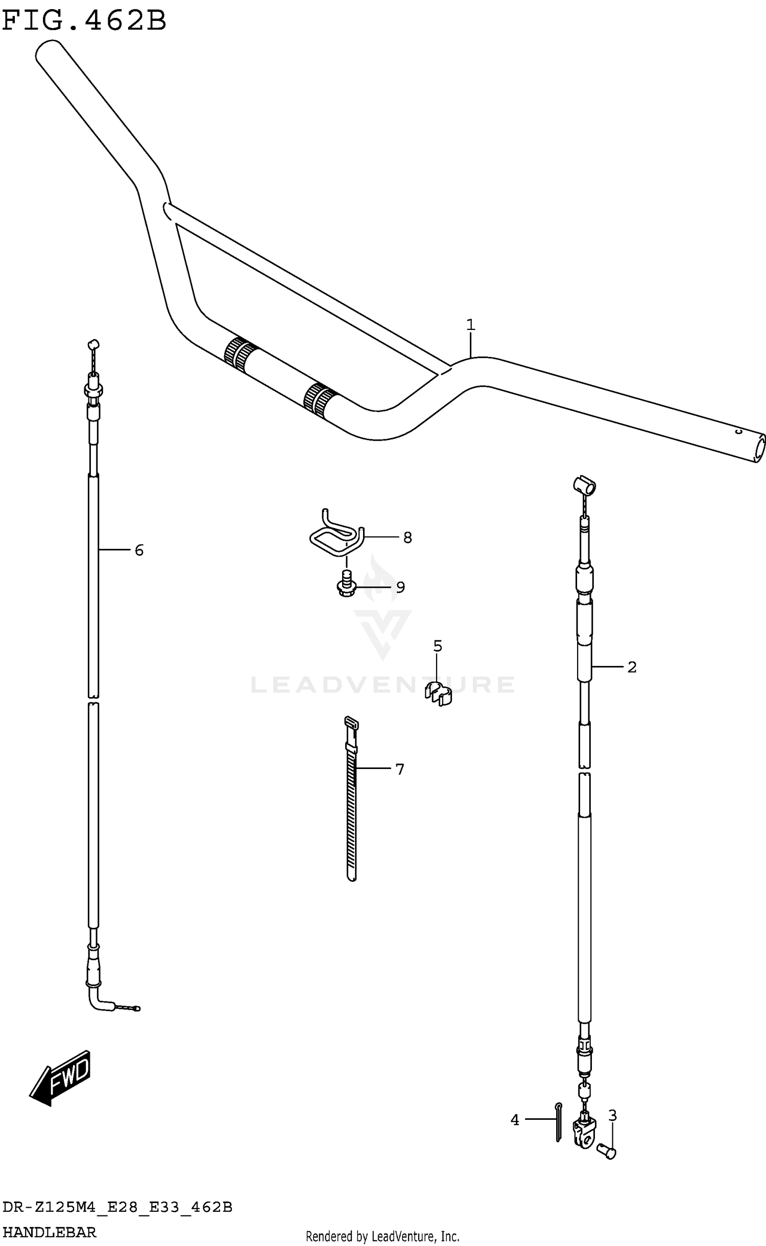 HANDLEBAR (DR-Z125L)