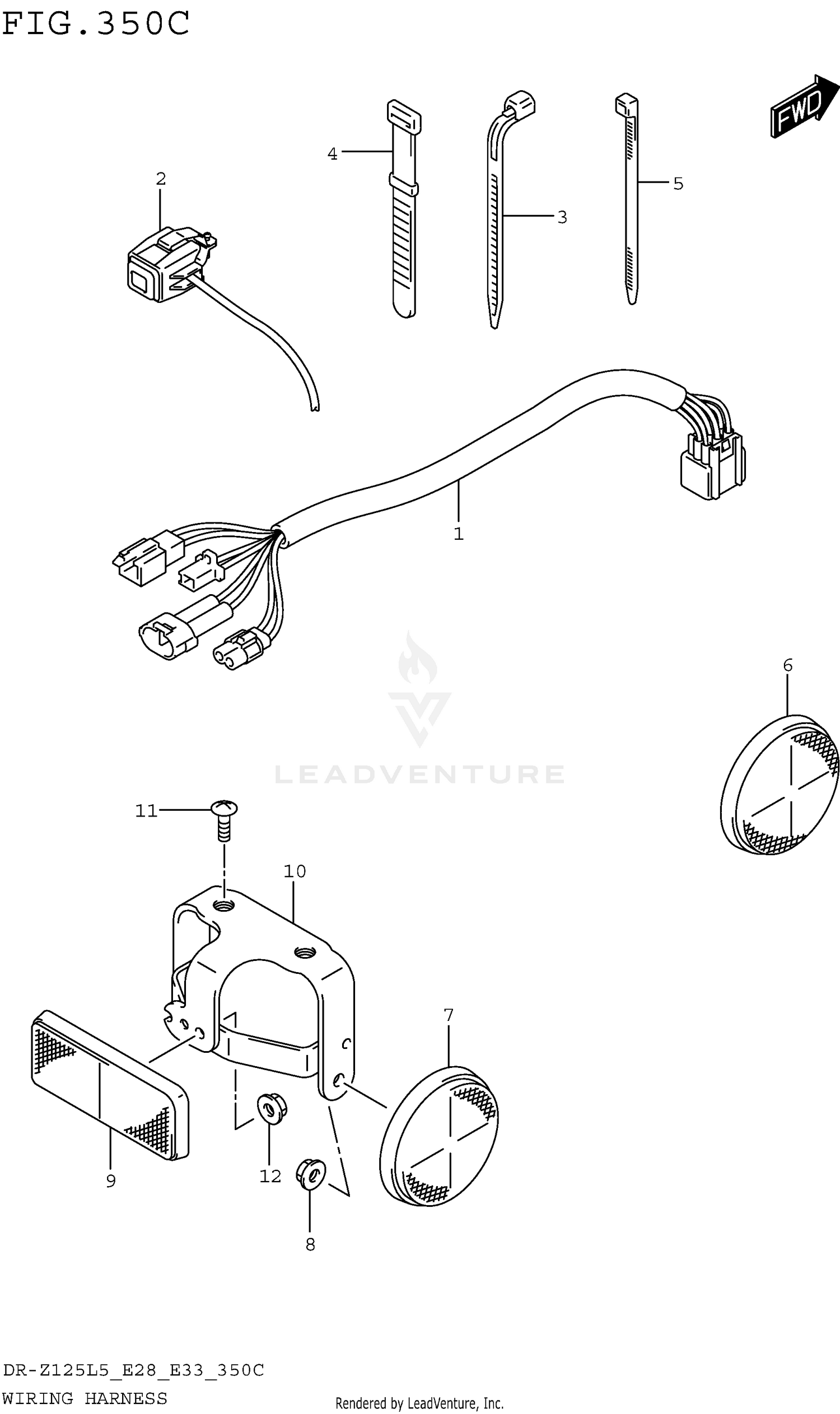 WIRING HARNESS (DR-Z125LL5 E28)